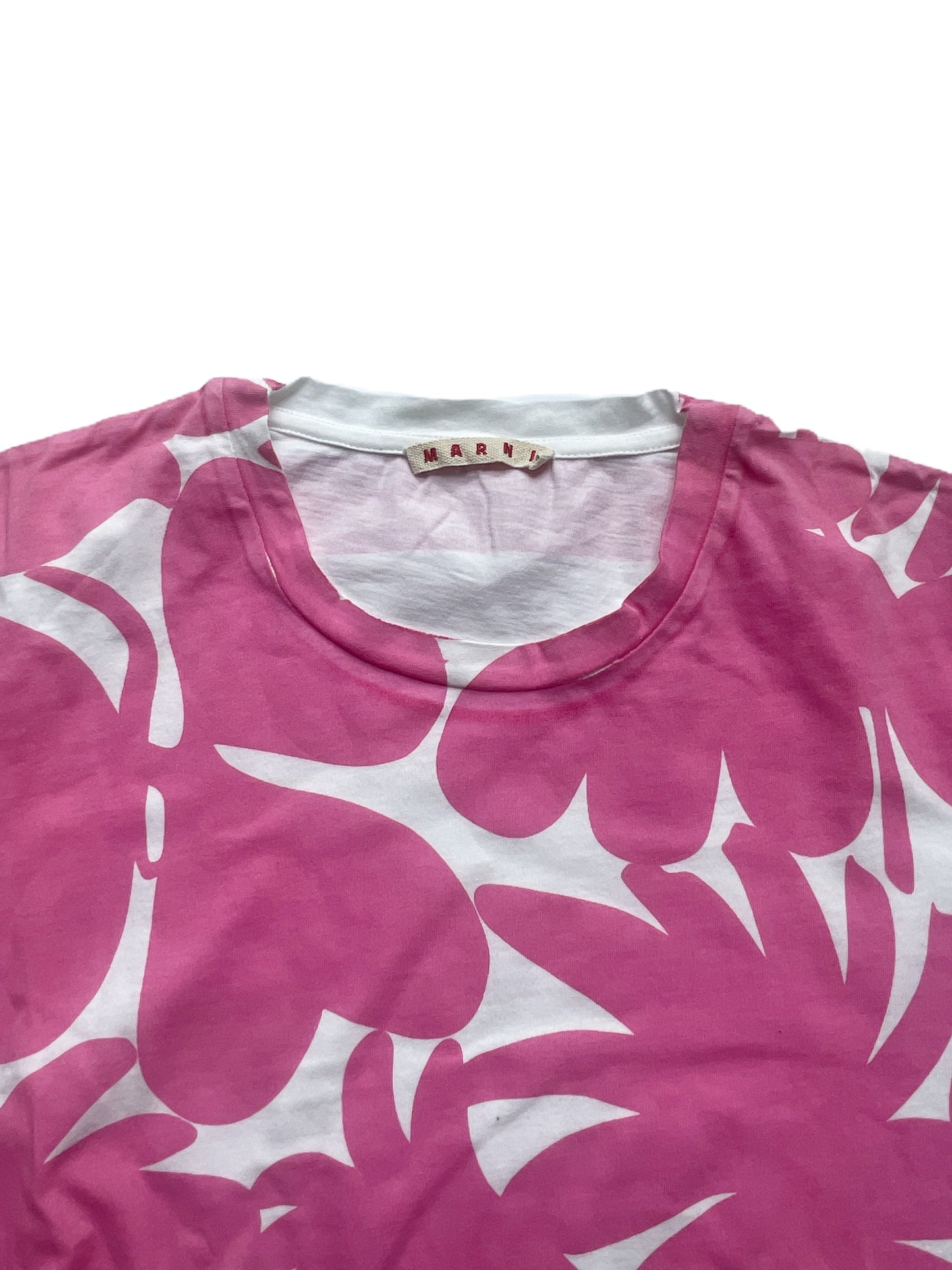 Marni Pink Cotton T-shirt image 4
