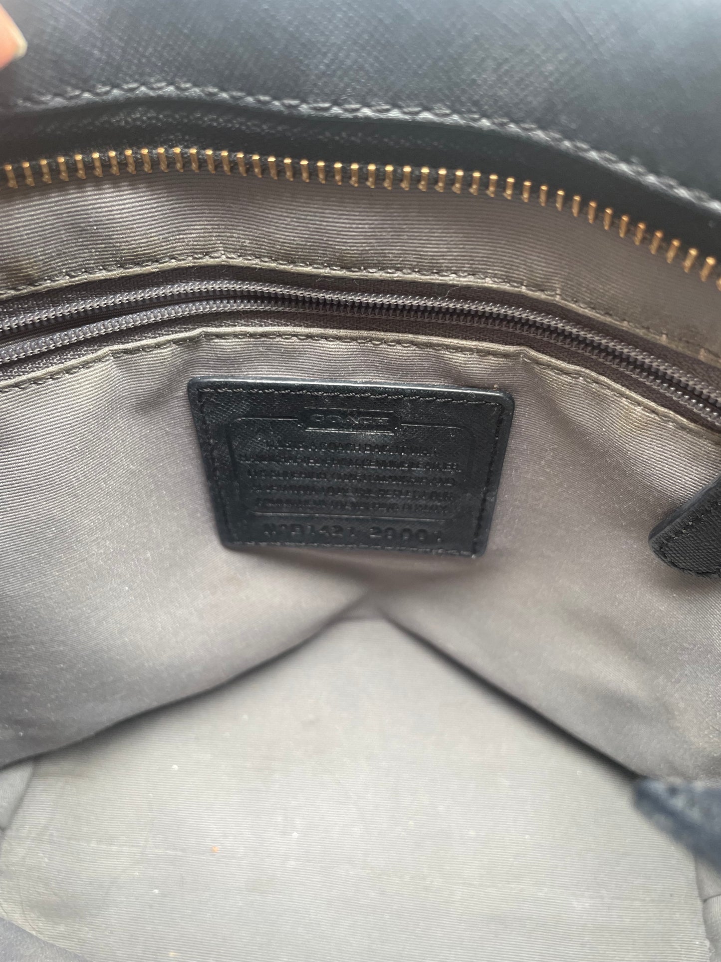 Coach Black Tote Handbag image 7