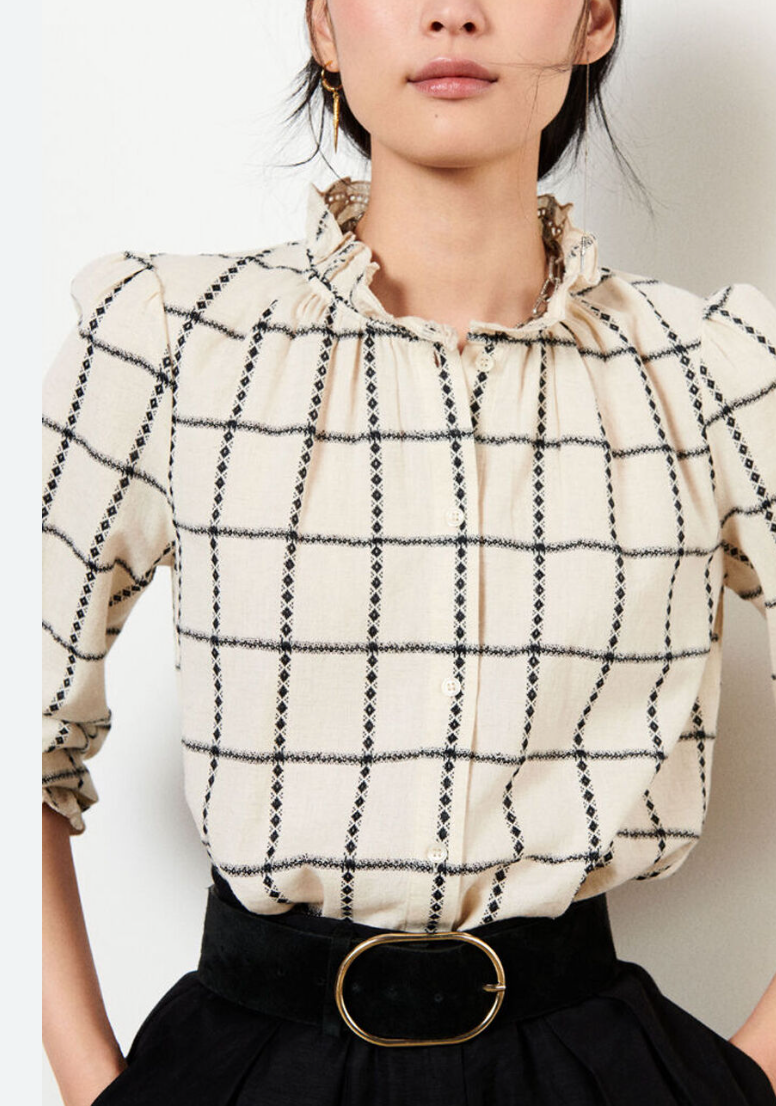Ba&sh Check Shirt S image 1