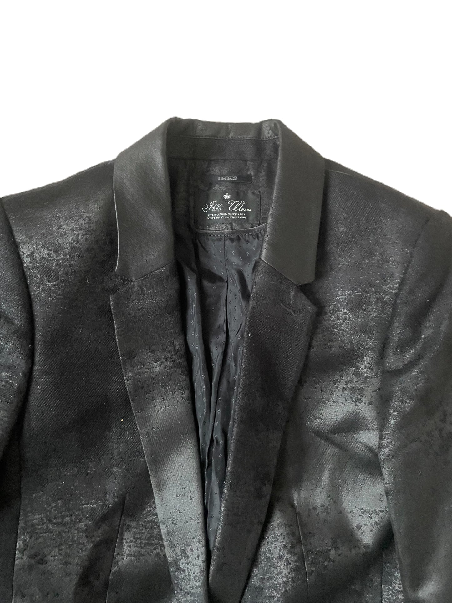 IKKS Textured Blazer UK 12 image 2