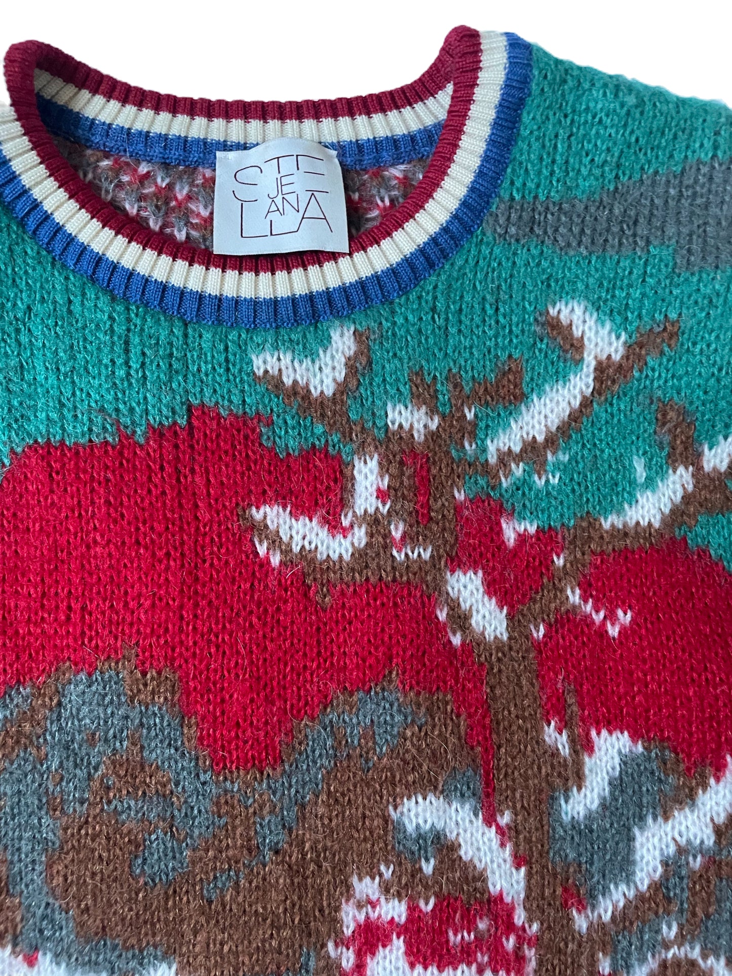 Stella Jean Mohair Blend Christmas Jumper S image 2