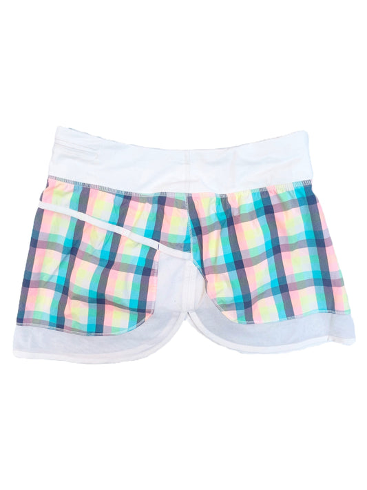 Lululemon Check Multicoloured Shorts UK 10 image 0