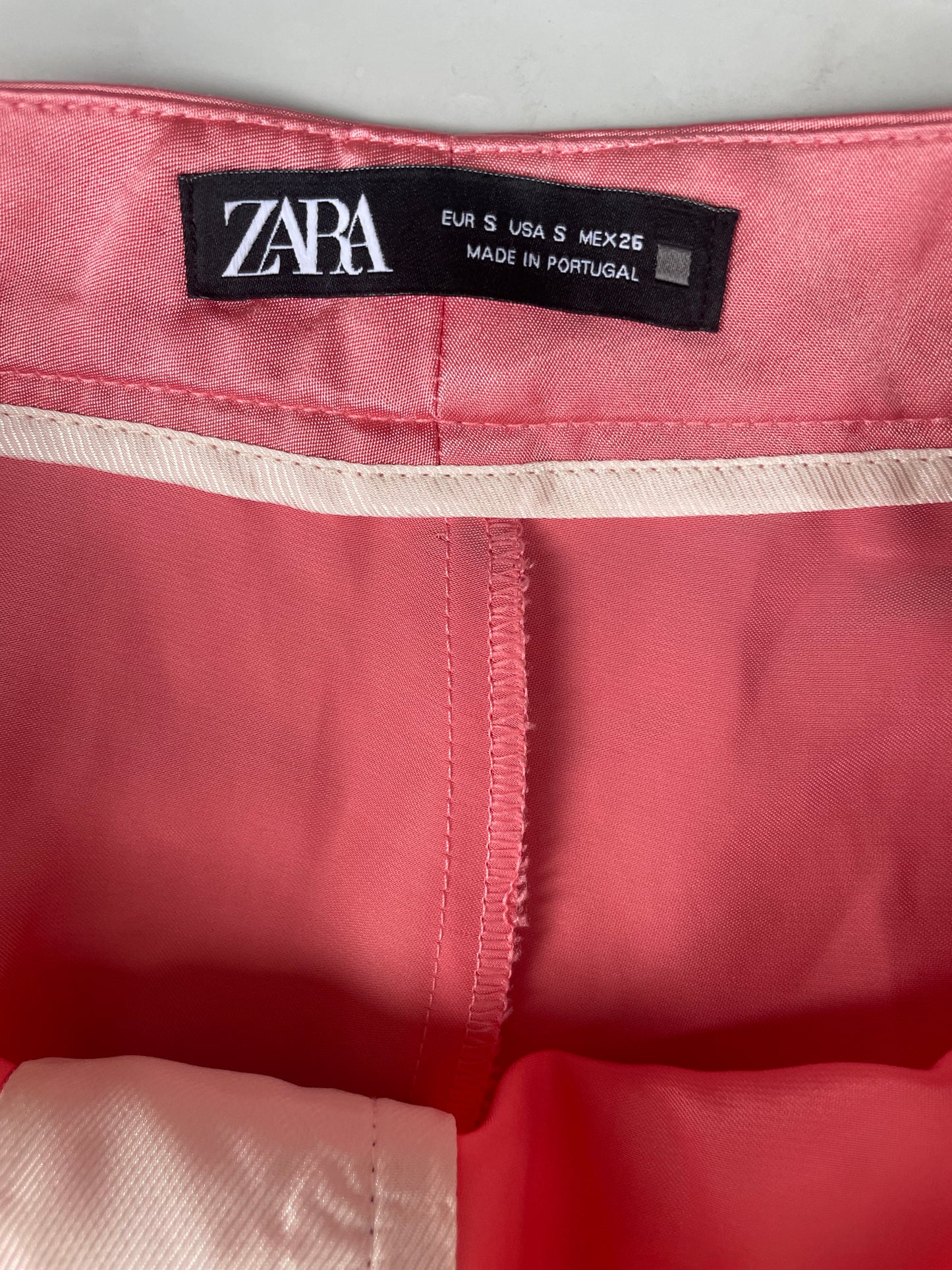 Zara Pink Satin Trousers S image 2