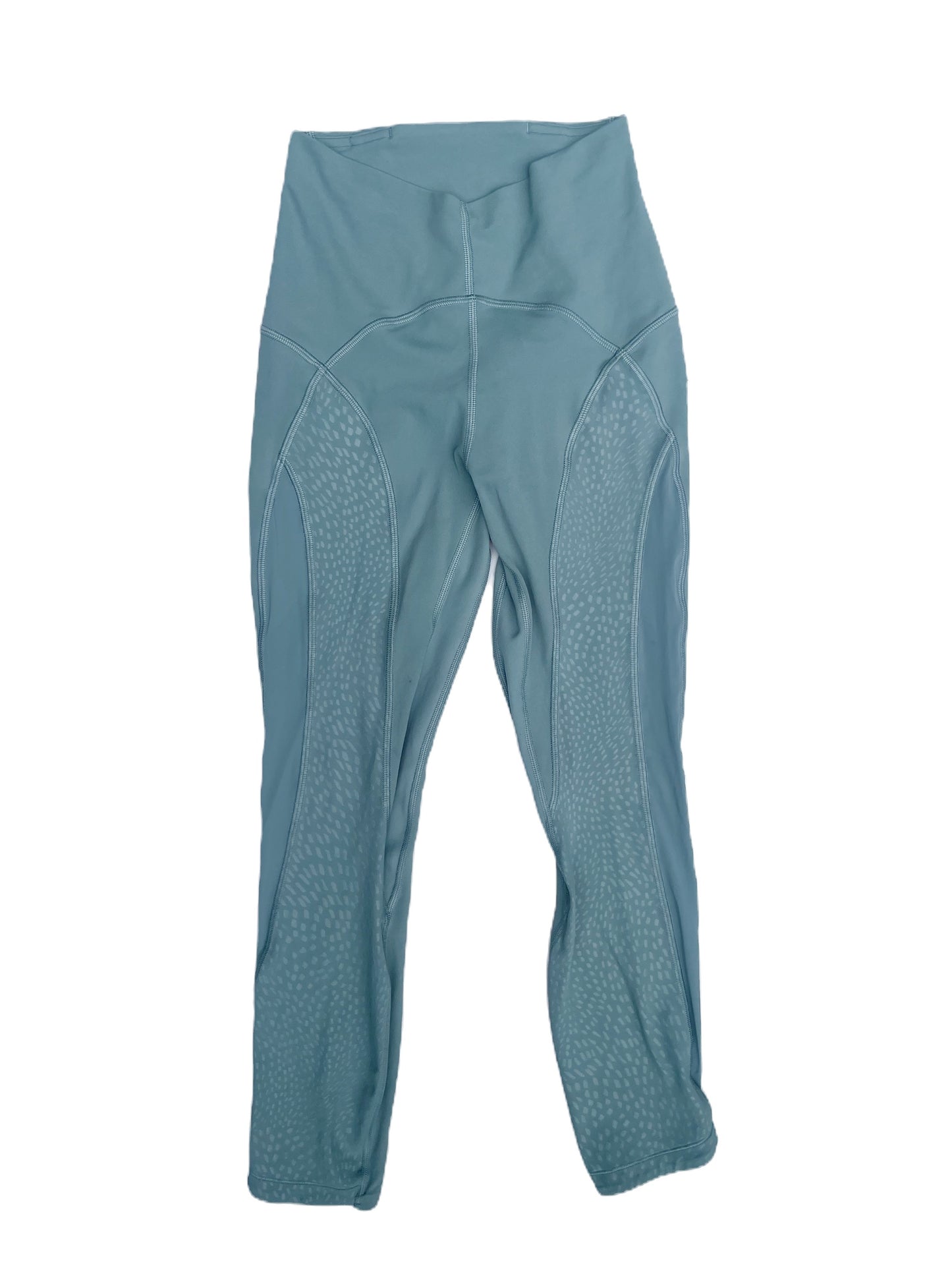 Lululemon Cropped Teal Leggings UK 6 image 0
