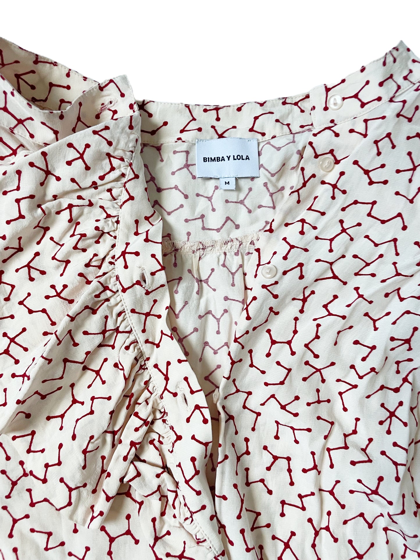 Bimba Y Lola Print Blouse M image 2