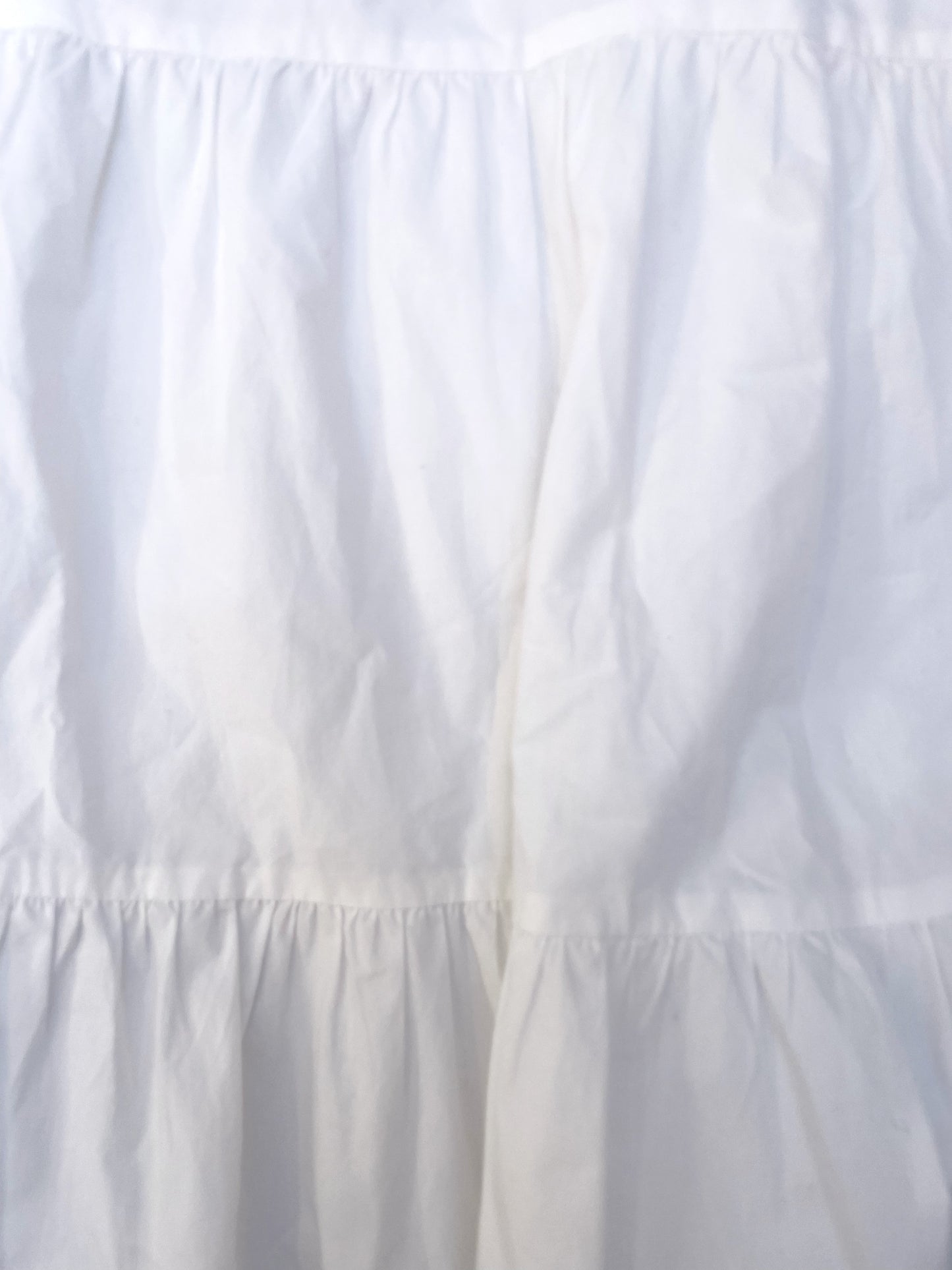Ulla Johnson White Cotton Tiered Dress UK 6 image 2