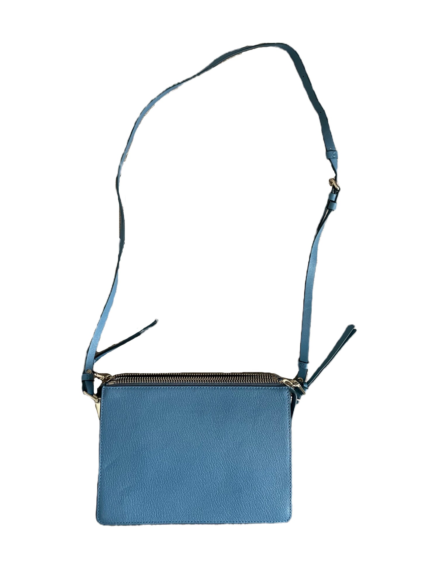 New Reiss Blue Leather Bag image 1