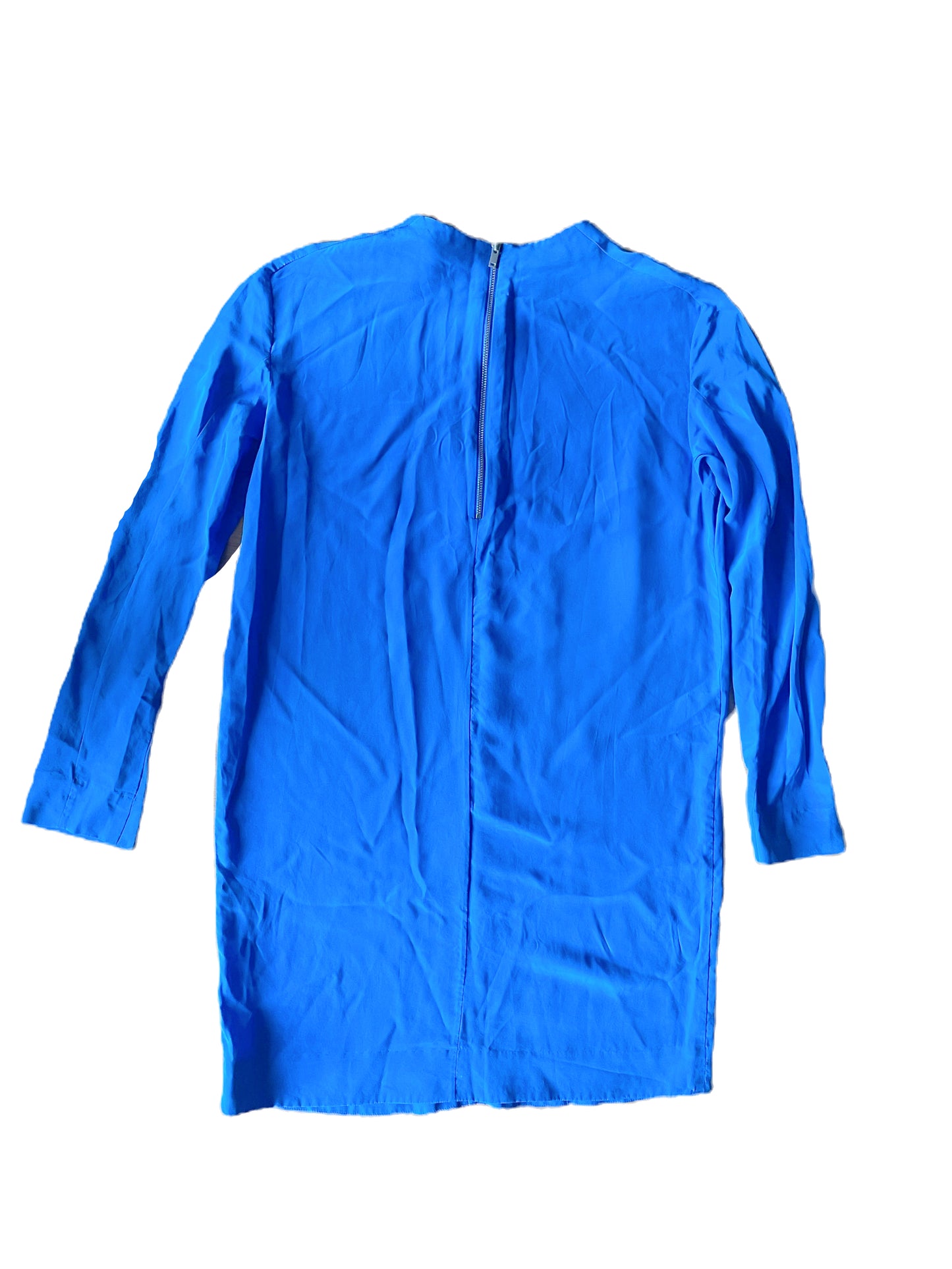 Cos Blue Silk Dress UK 8 image 1