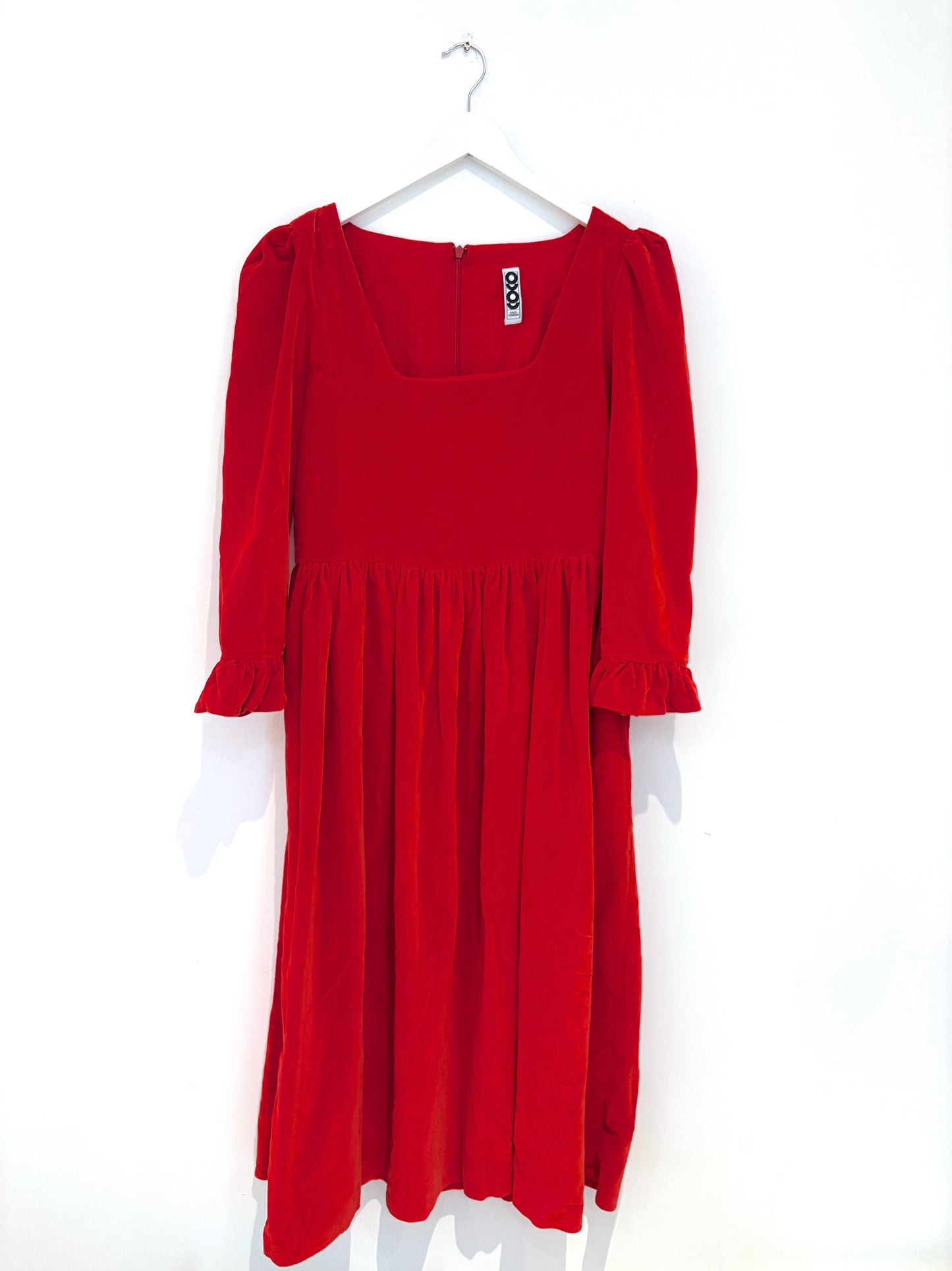 Coco Conran Red Velvet Dress