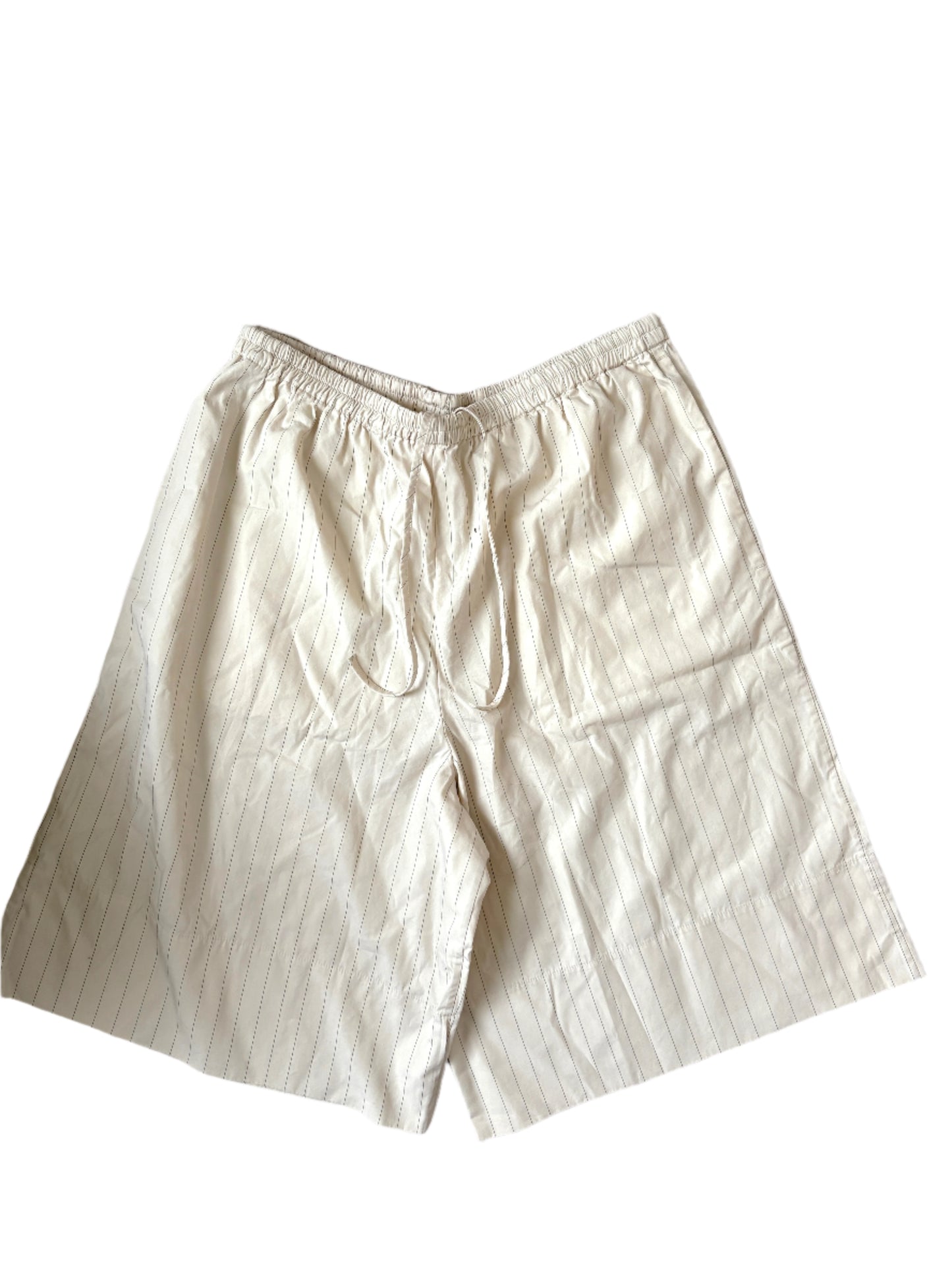 Cos wide leg pin stripe shorts