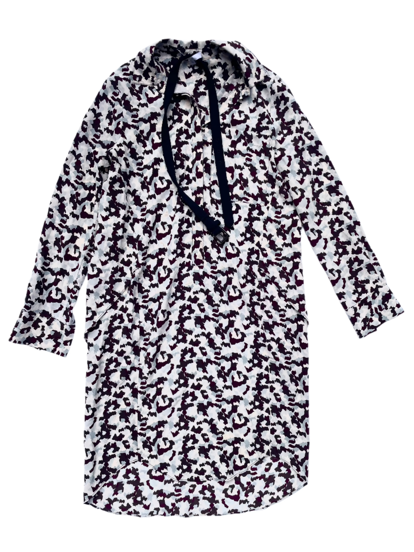 Derek Lam 10 Crosby Silk Print Dress XS