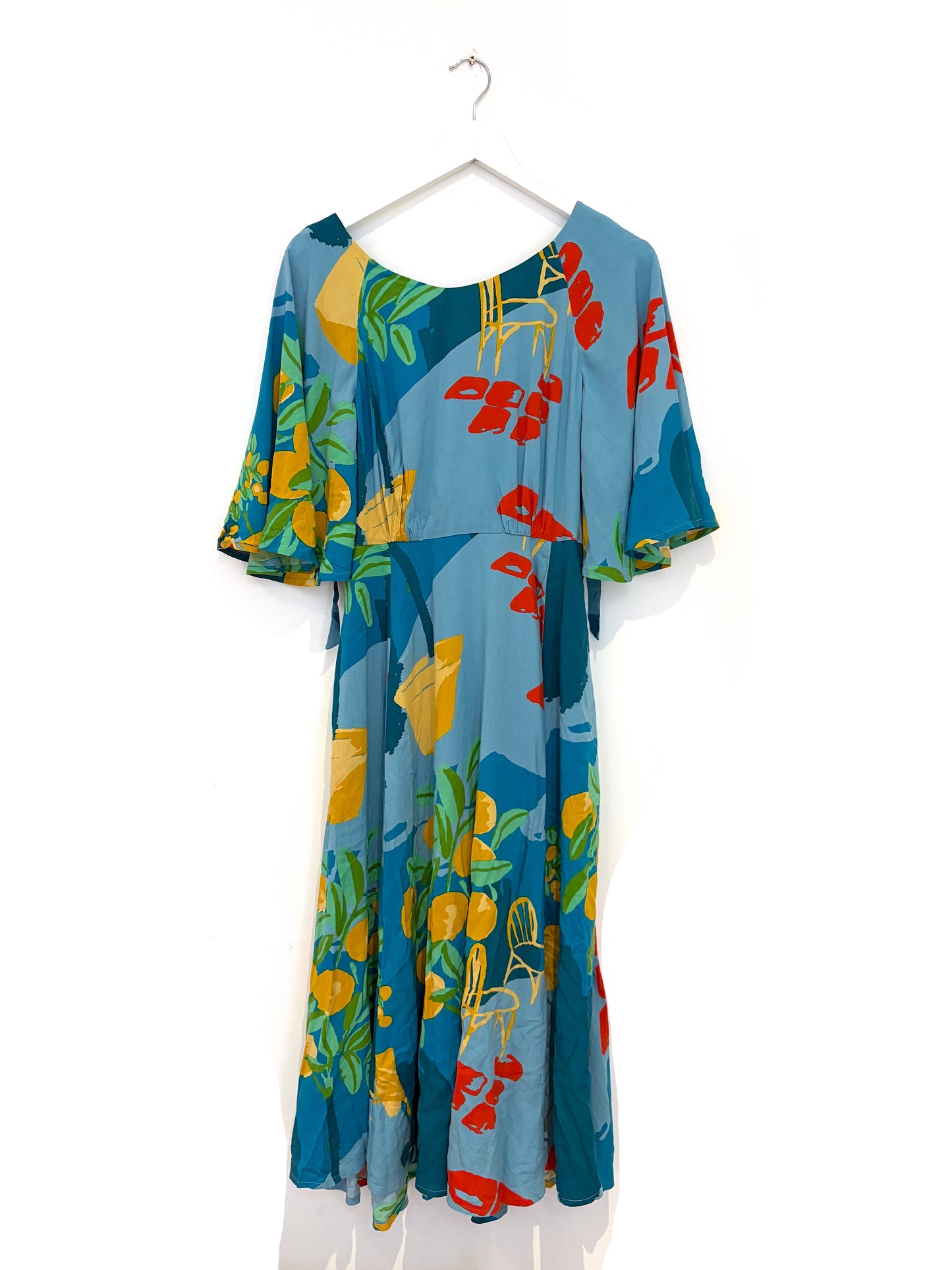 Emily & Fin Blue Print Dress
