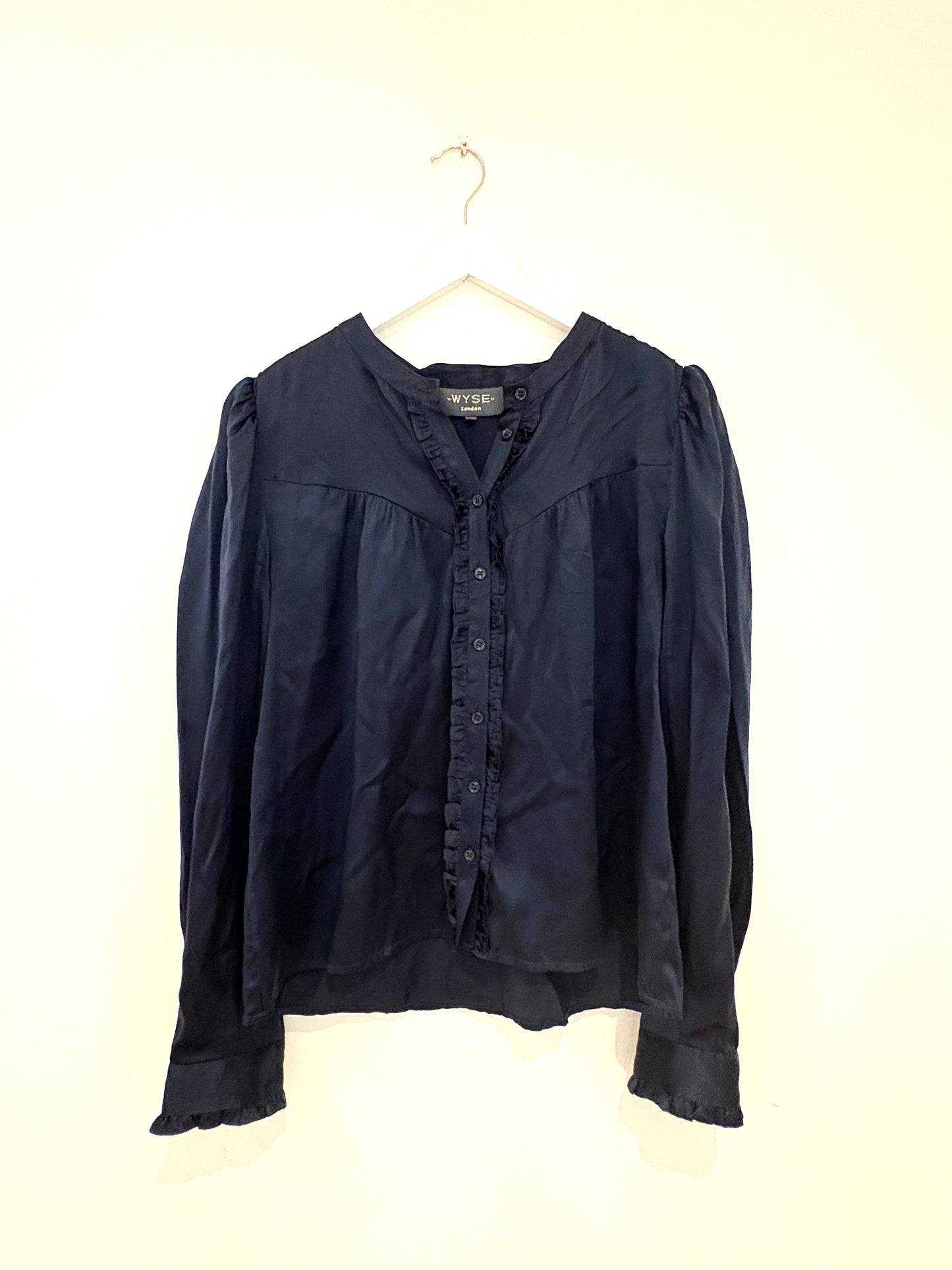 Wyse Silk Floral Blouse L