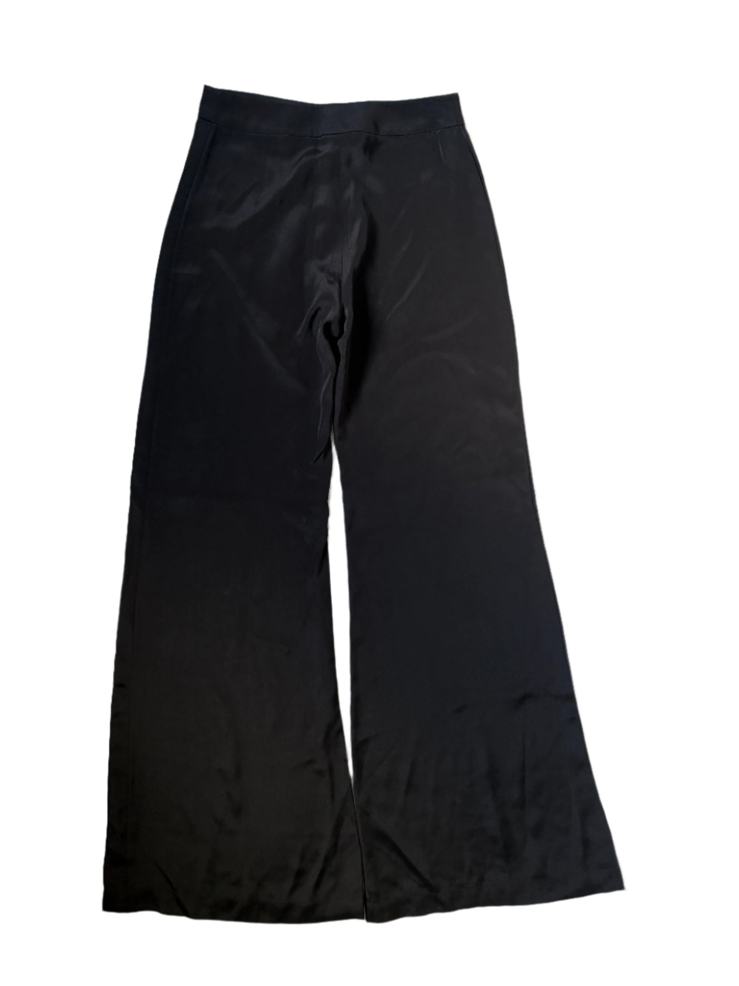 Serena Bute Silk Flare Trousers UK 8