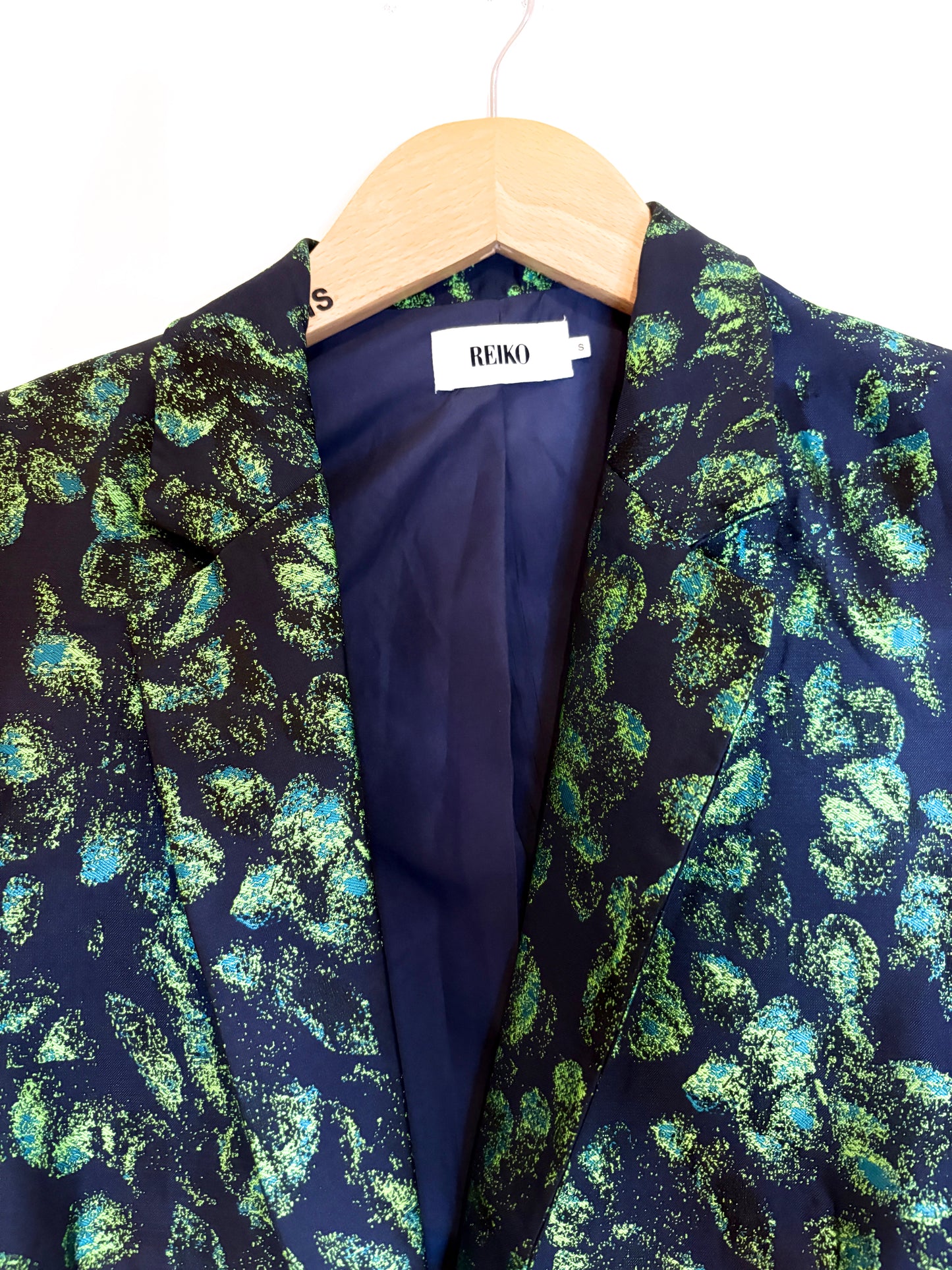 Reiko Blair Floral Jacquard Blazer S