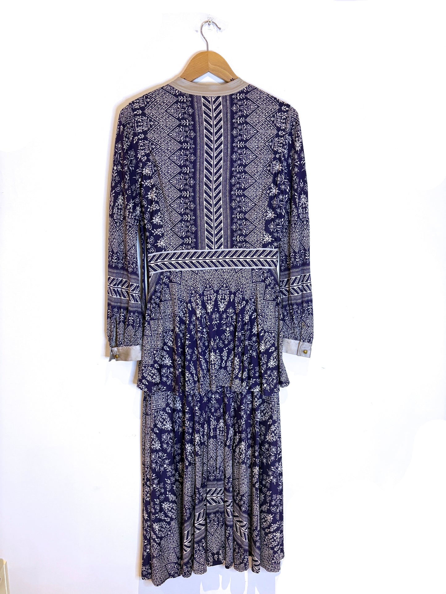 Tory Burch Purple Printed Dress S