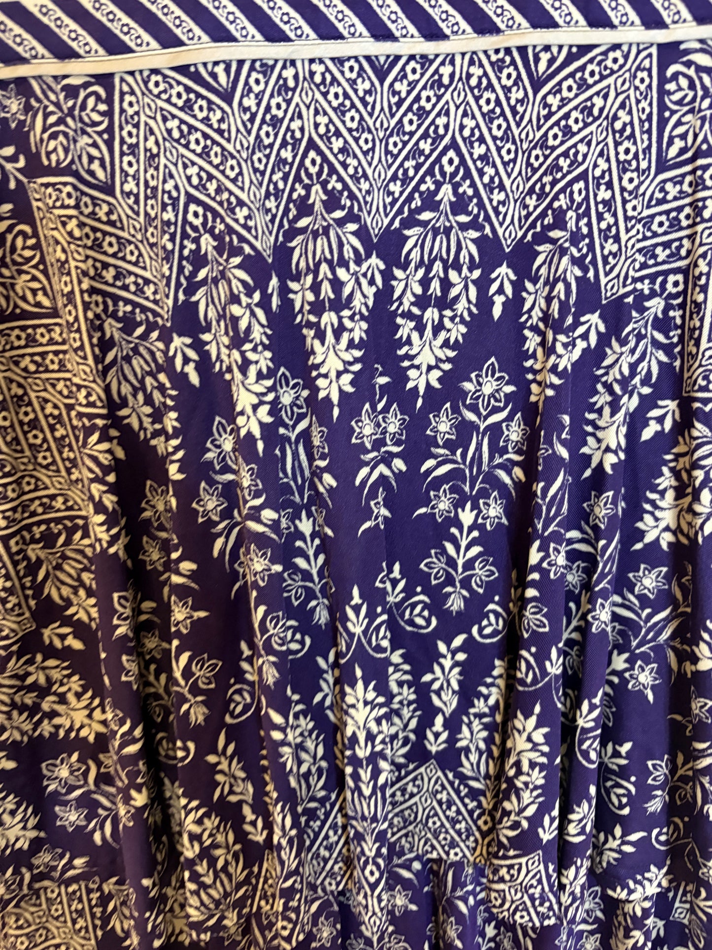 Tory Burch Purple Printed Dress S