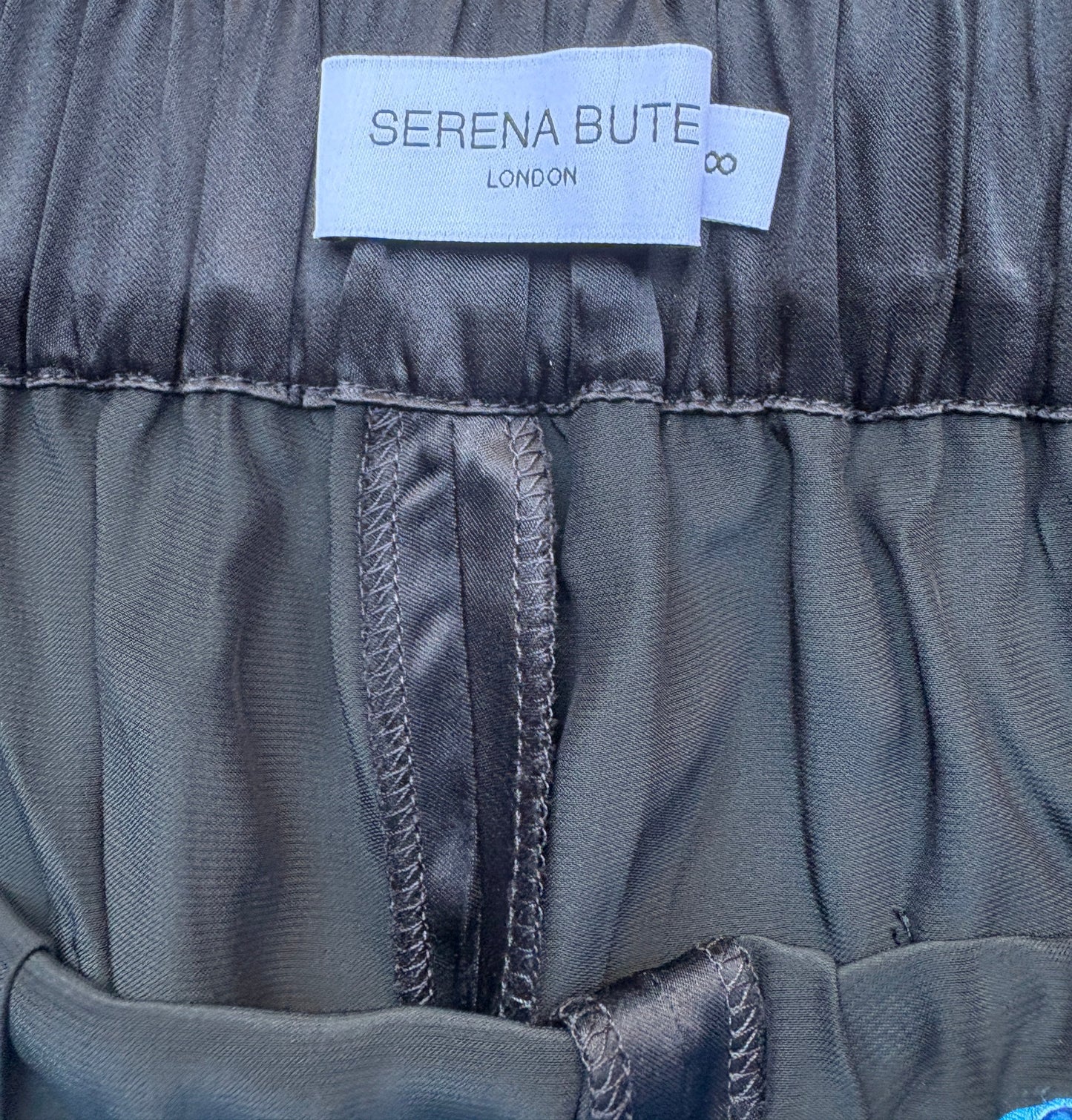 Serena Bute Black Racer Shorts UK 8