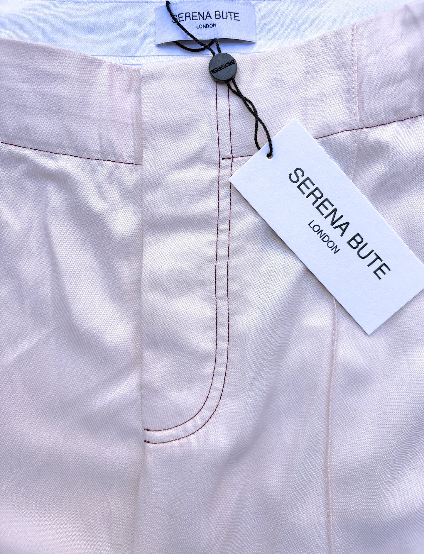 New With Tags Serena Bute Light Pink Pocket Trouser UK 12