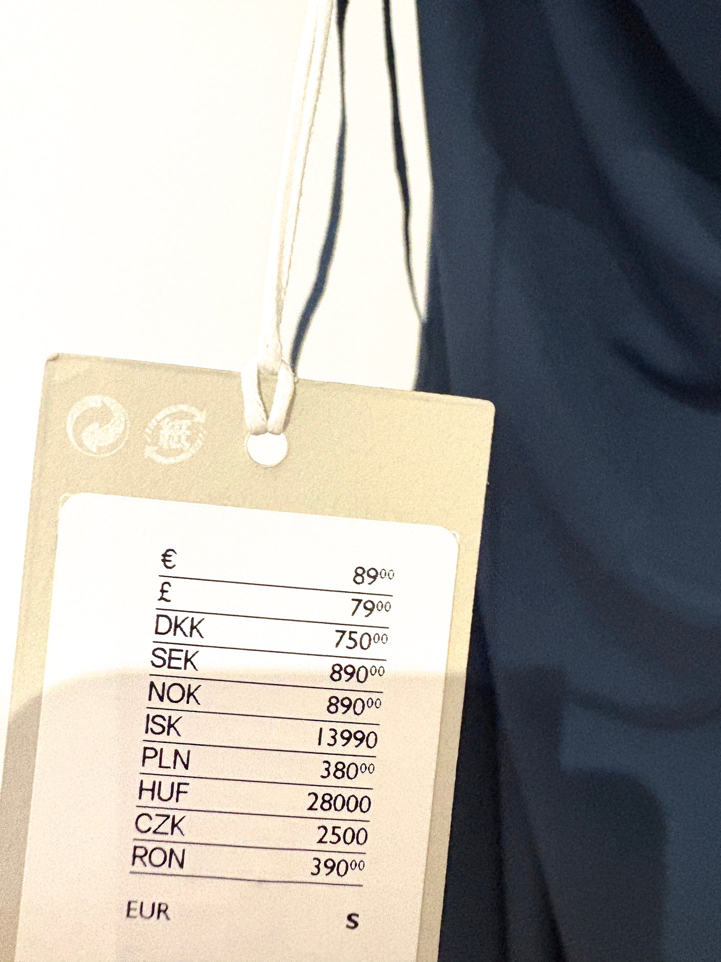 New With Tags Cos Asymmetric Strap Jersey Dress S