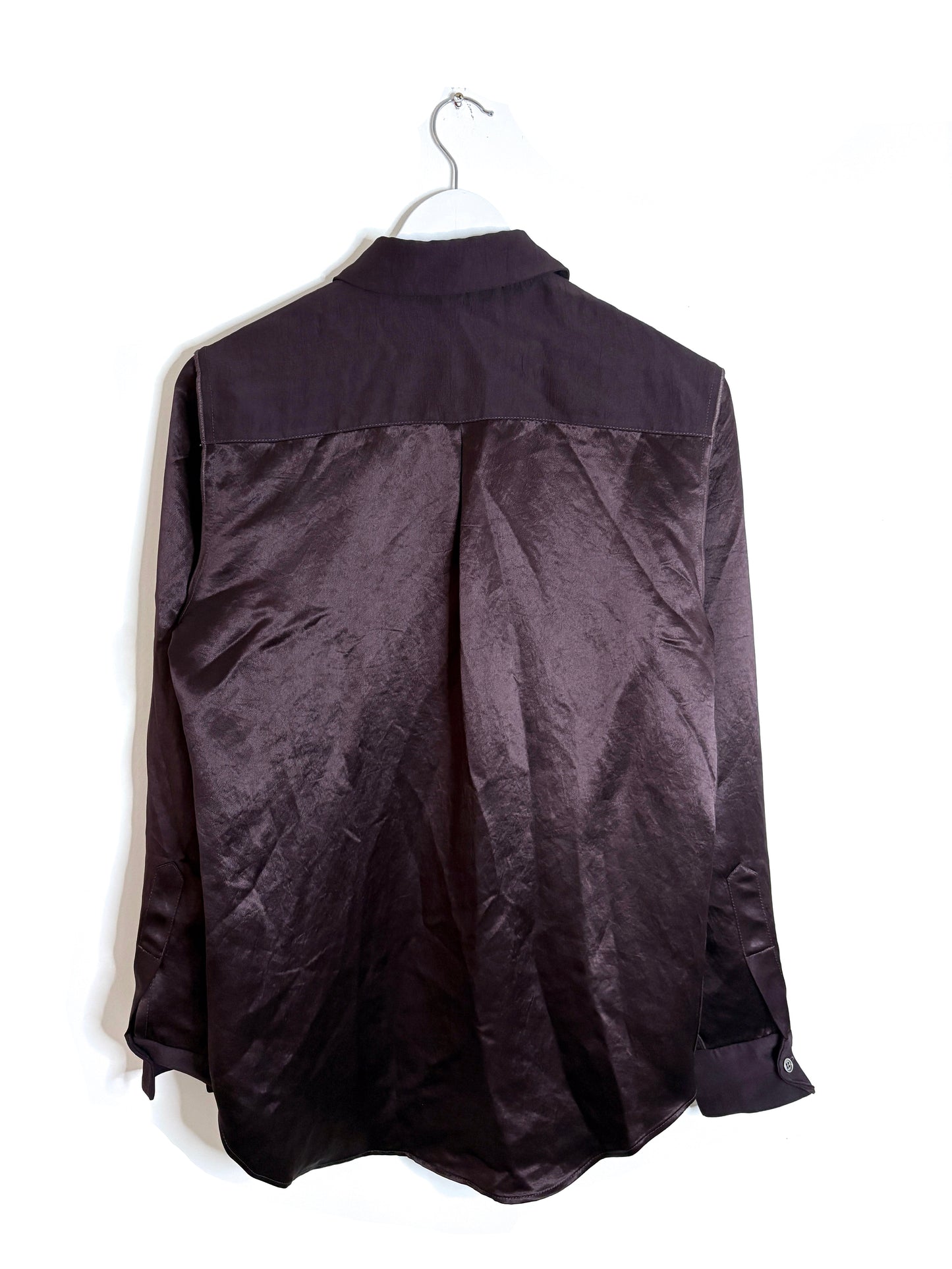 New with Tags Serena Bute Classic Aubergine Shirt UK 10