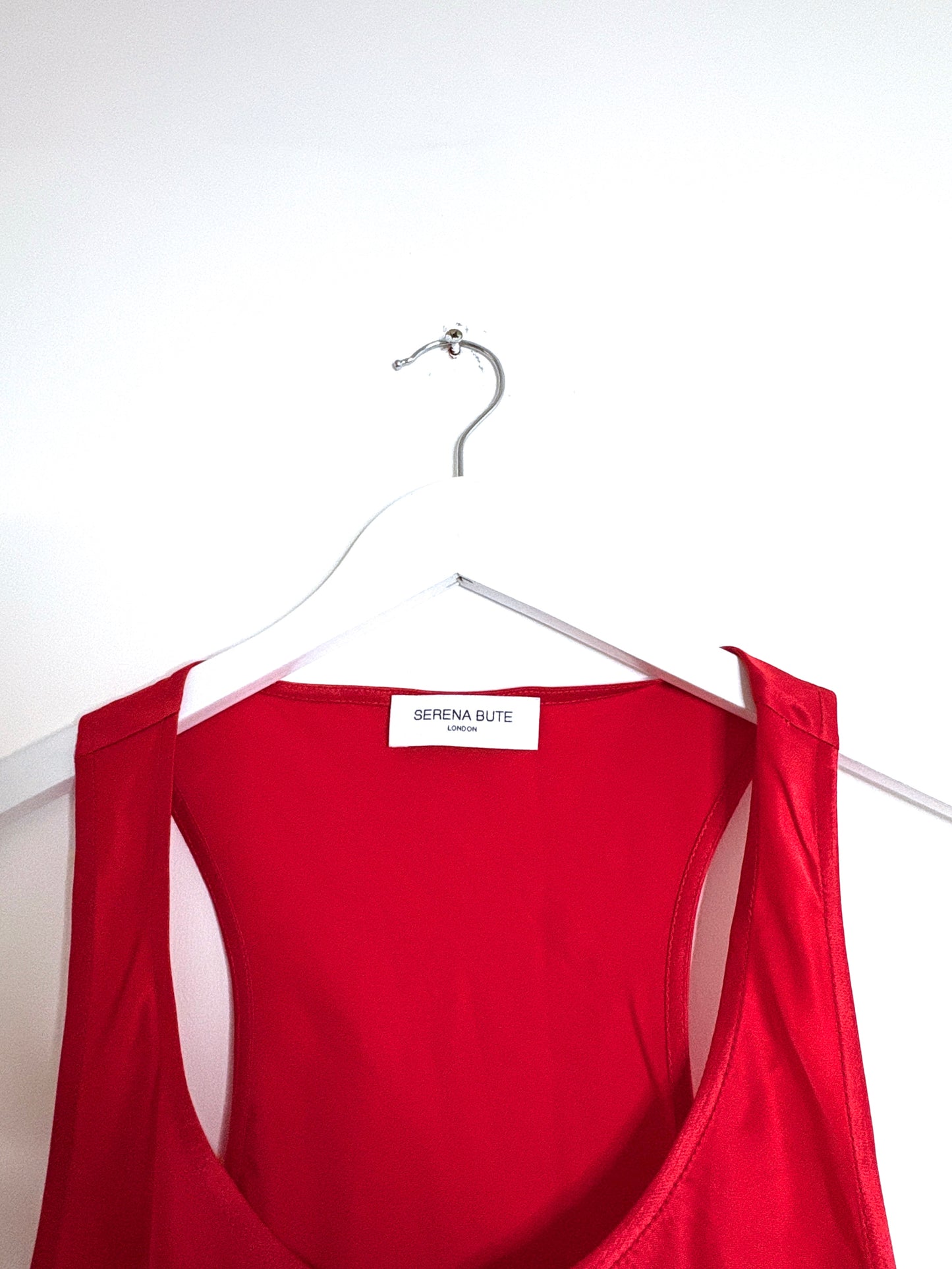 Serena Bute Red Racer Tank Dress UK 12