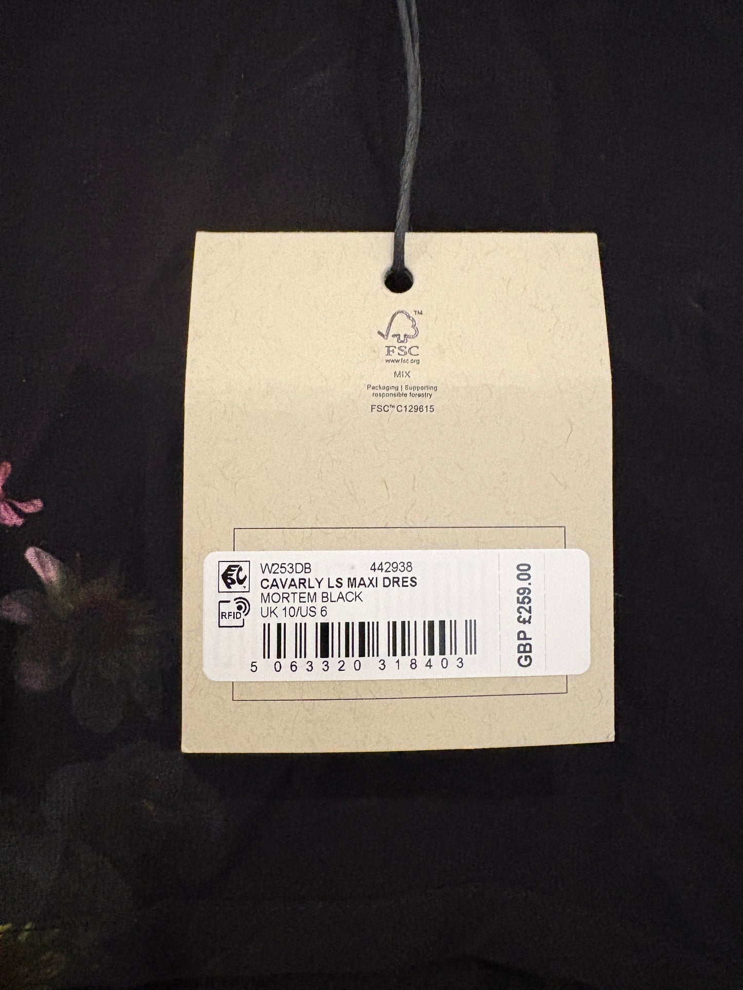 New With Tags All Saints Cavarly Maxi Dress UK 10