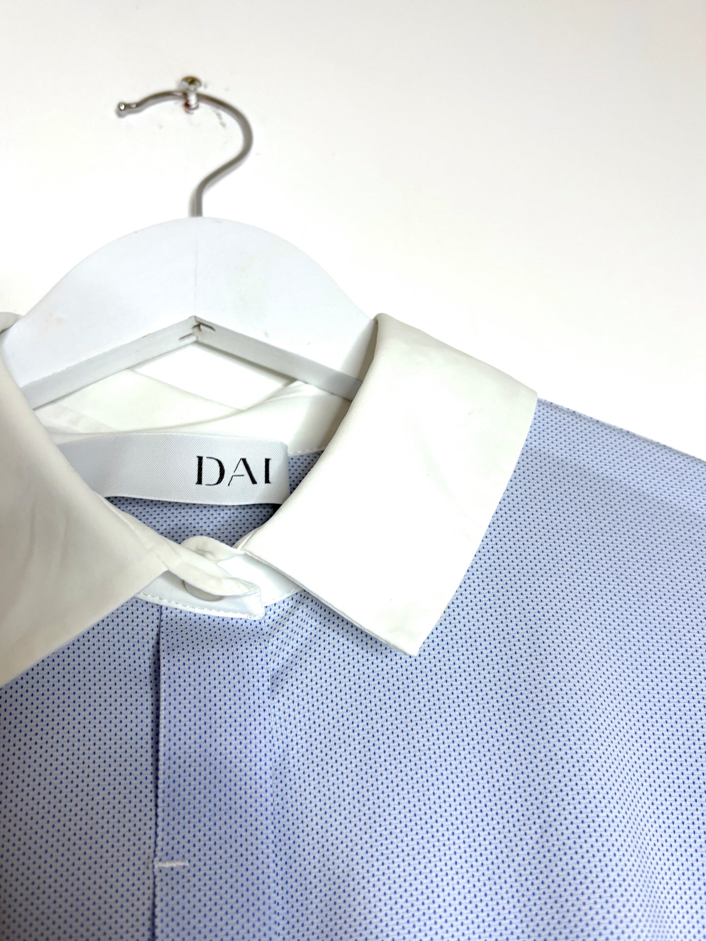 Dai Blue Stretch Relaxed Shirt XS
