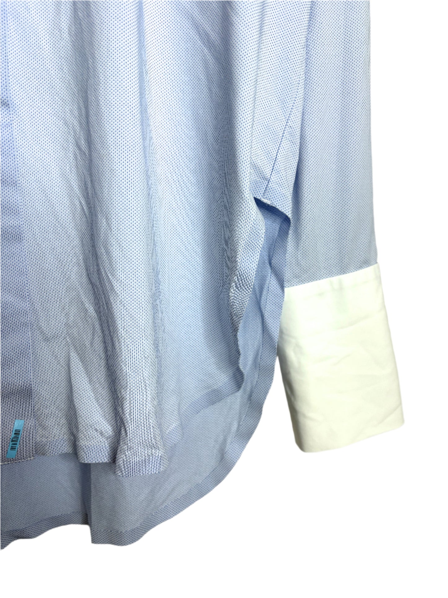 Dai Blue Stretch Relaxed Shirt XS