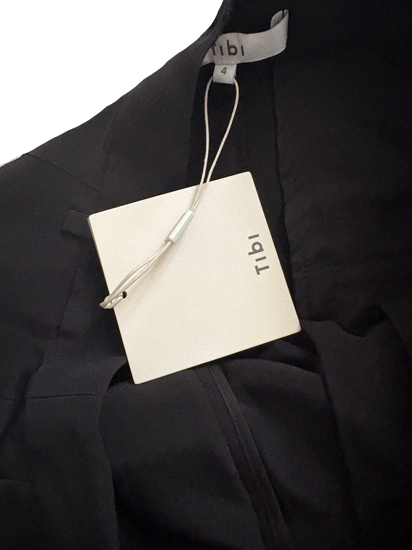 New With Tags Tibi Silk Black Balloon Trousers UK 8