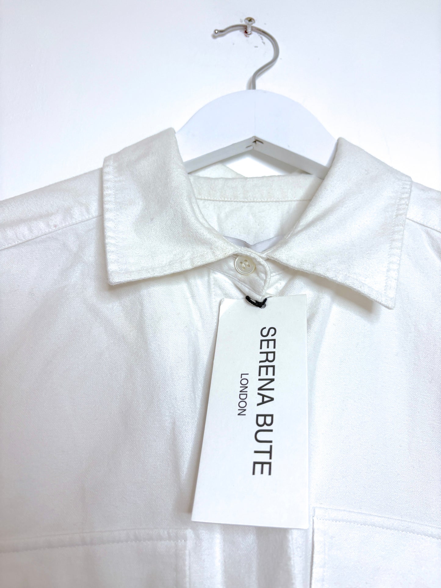 New With Tags Serena Bute Brushed Cotton Utility Shirt UK 8