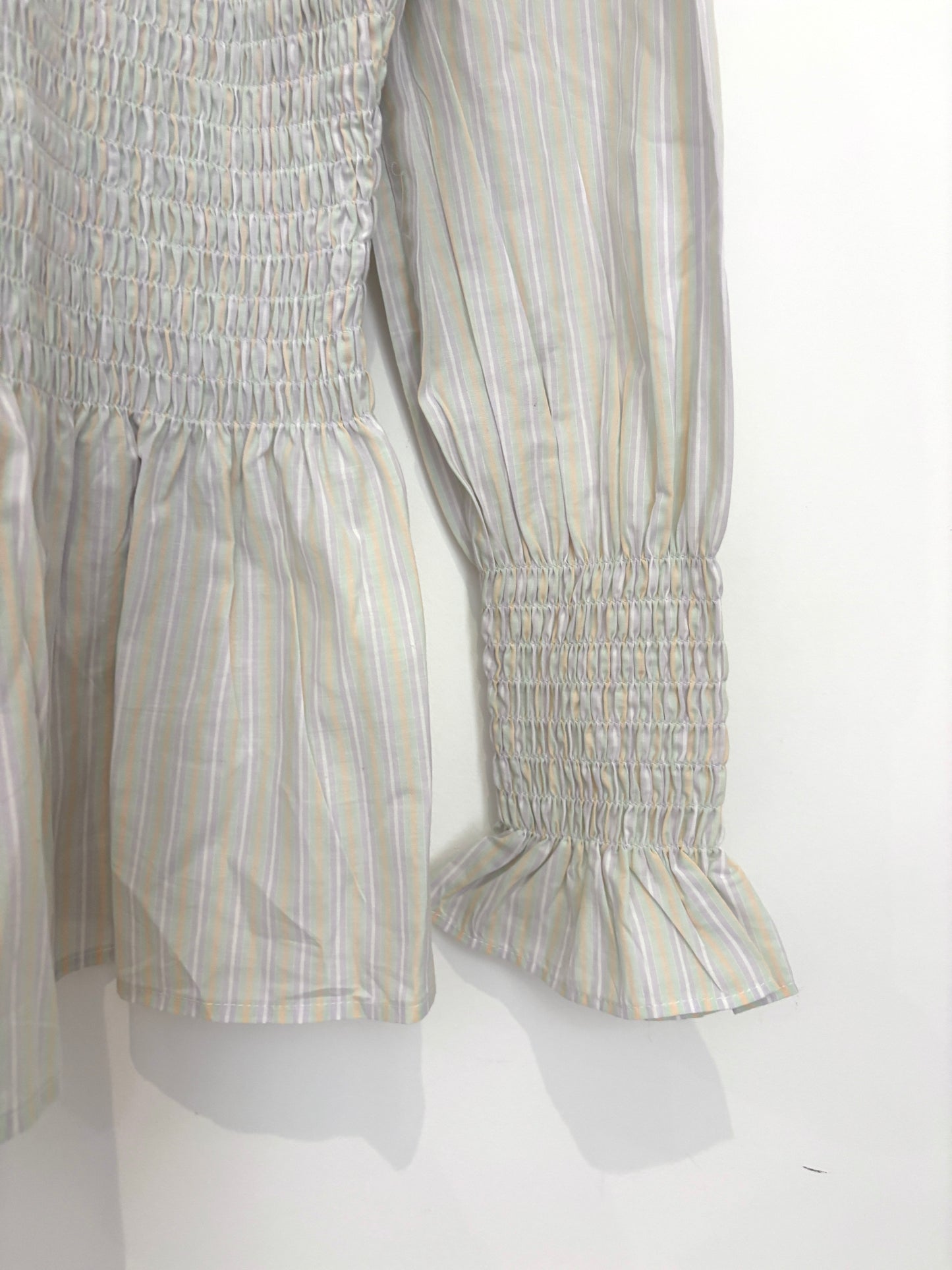 Maria De La Orden Aleria Smocked Shirt M