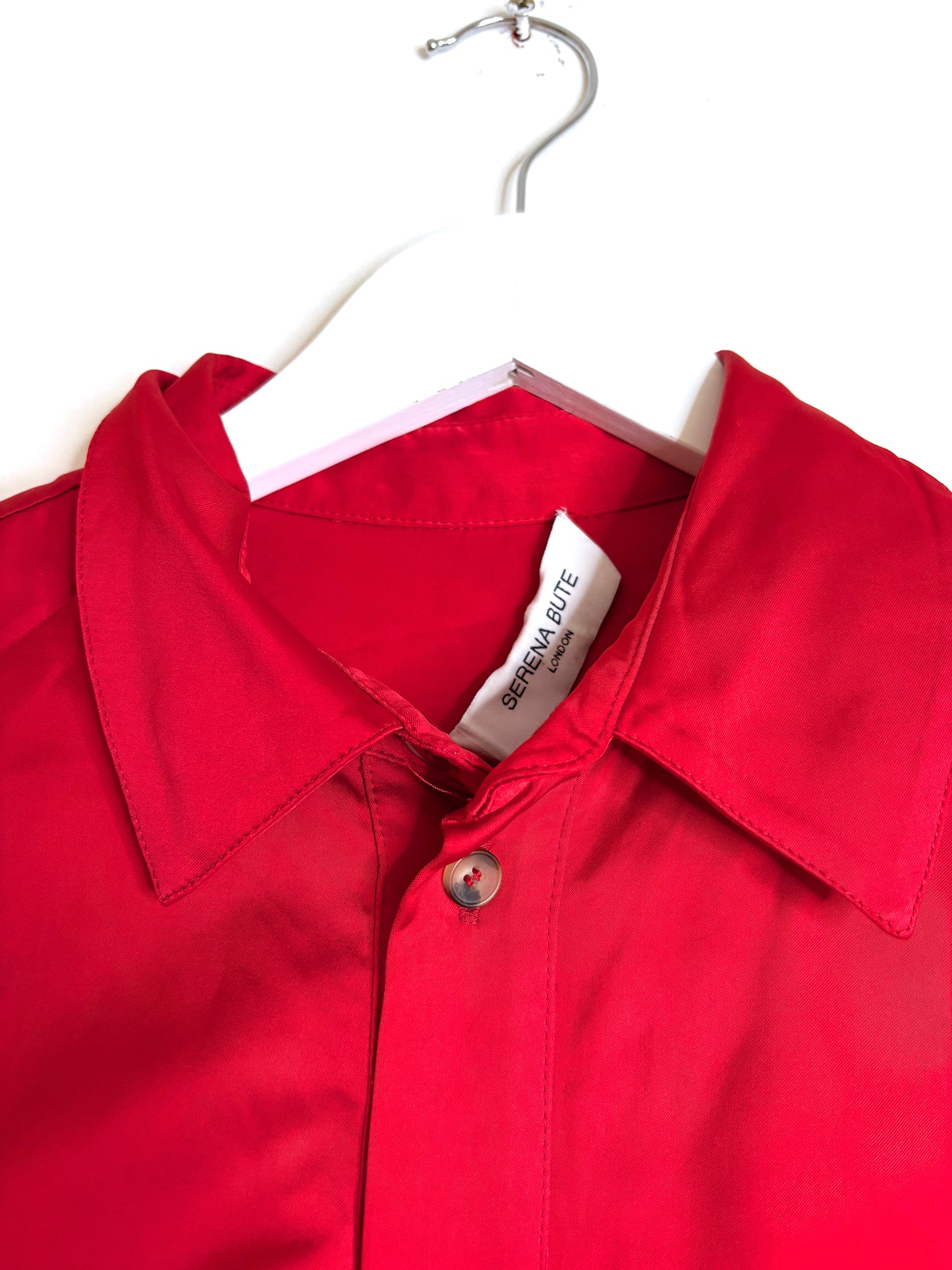 Serena Bute Red Cargo Jumpsuit UK 10