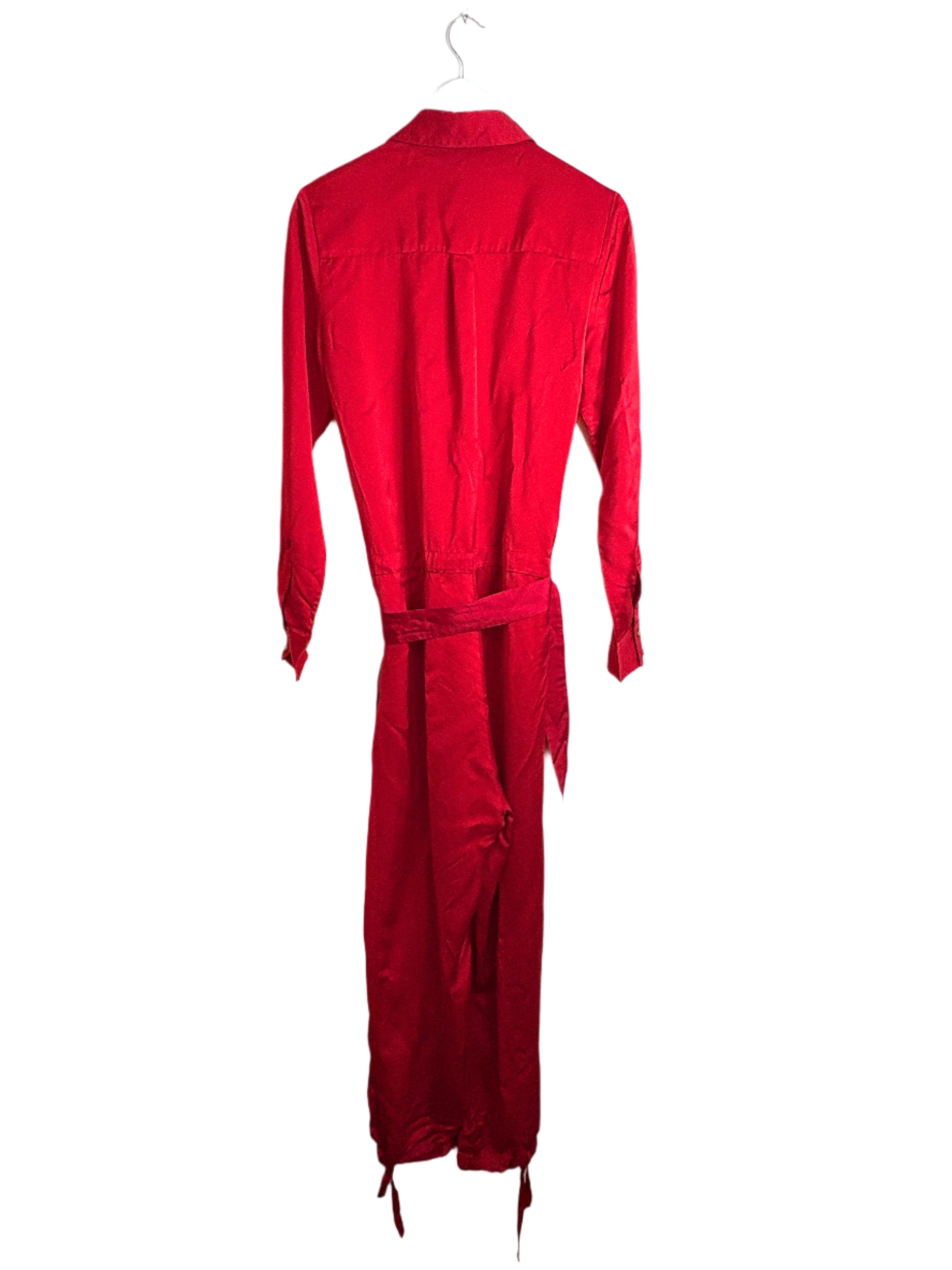 Serena Bute Red Cargo Jumpsuit UK 10