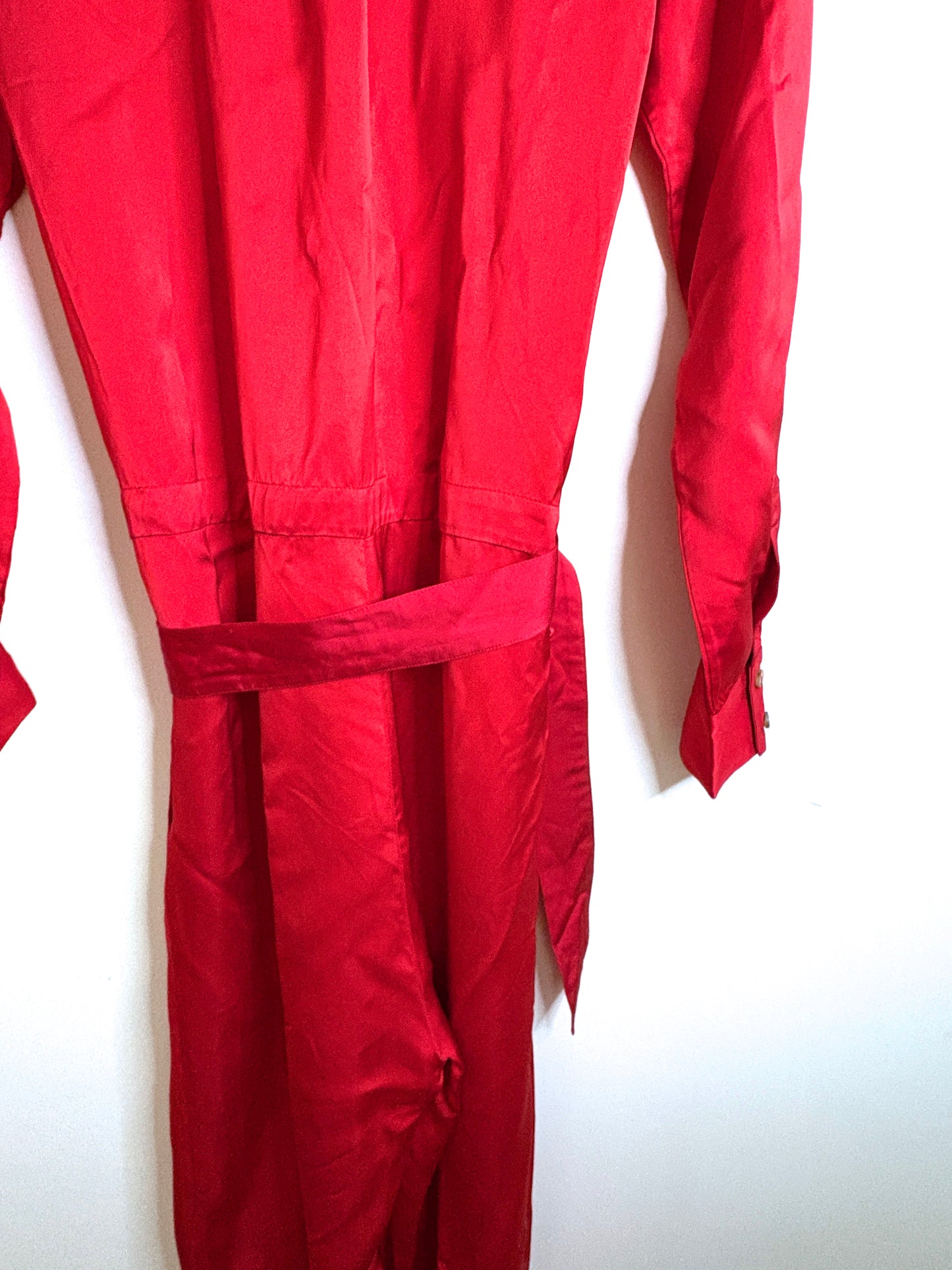 Serena Bute Red Cargo Jumpsuit UK 10