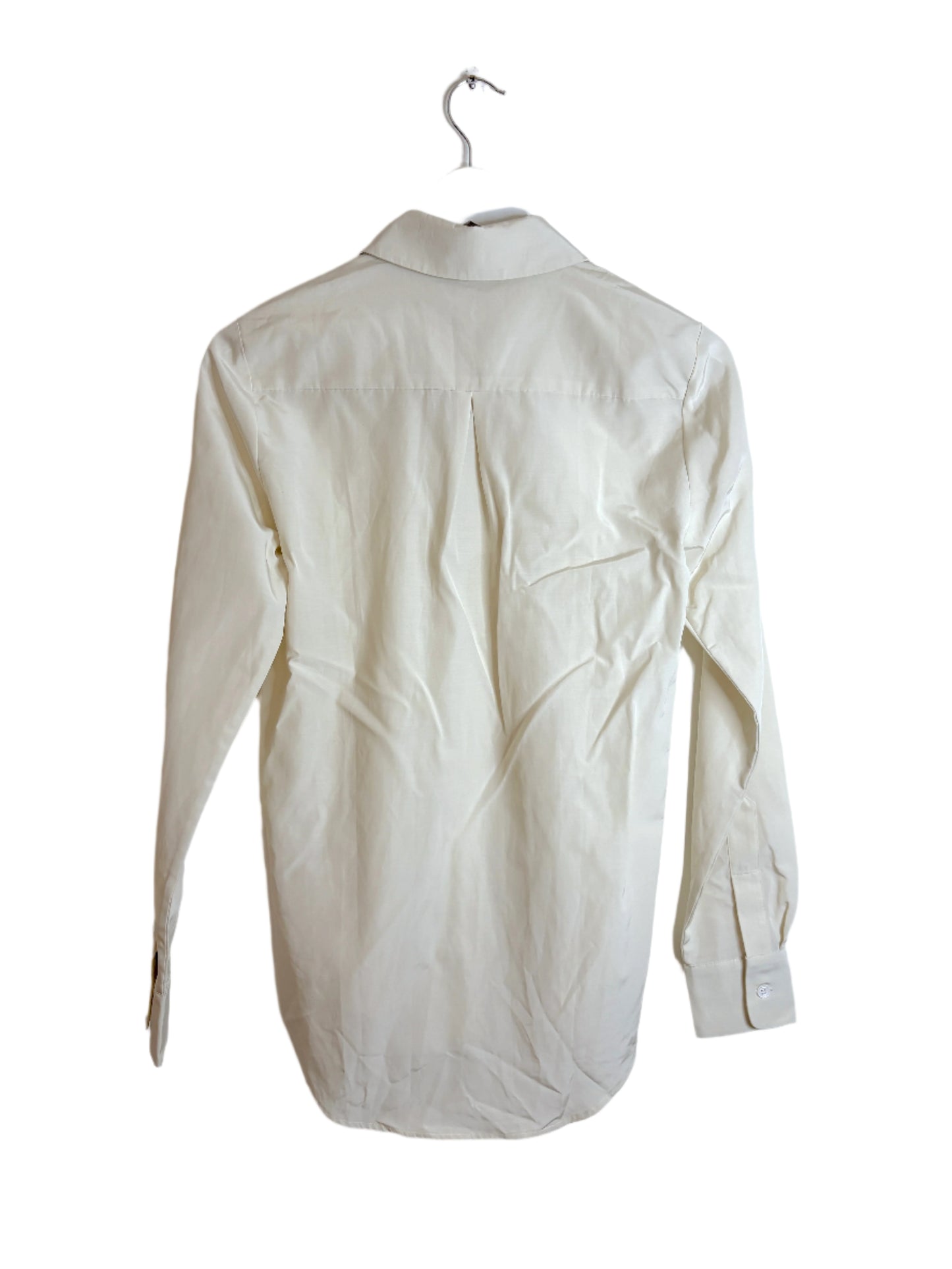 New With Tags Serena Bute Classic Cream Shirt XS