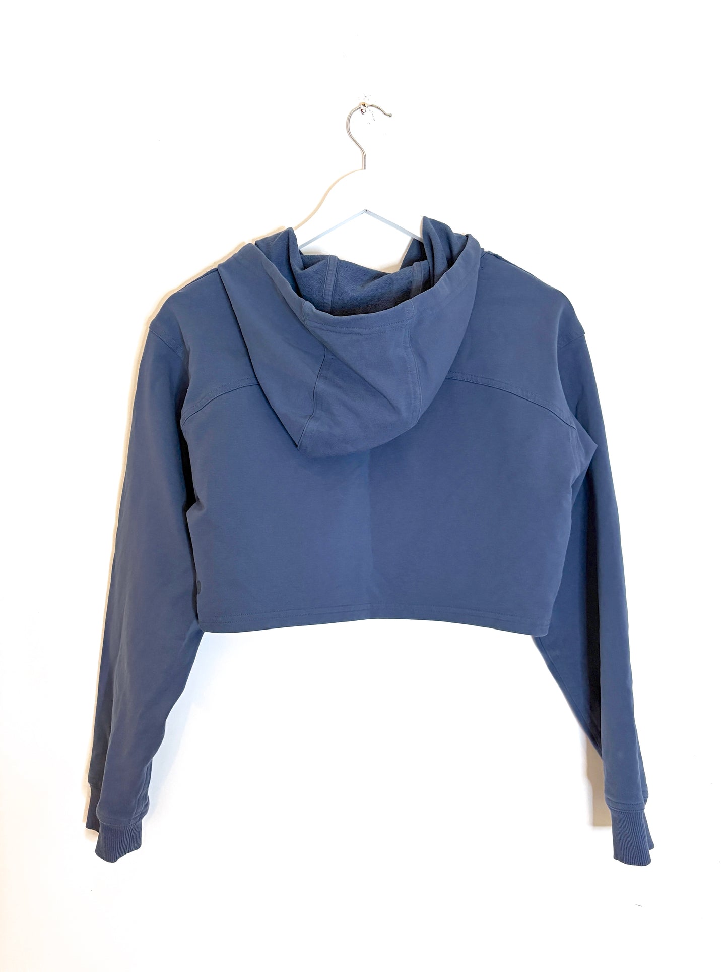 Lululemon Cropped Blue Hoodie UK 10