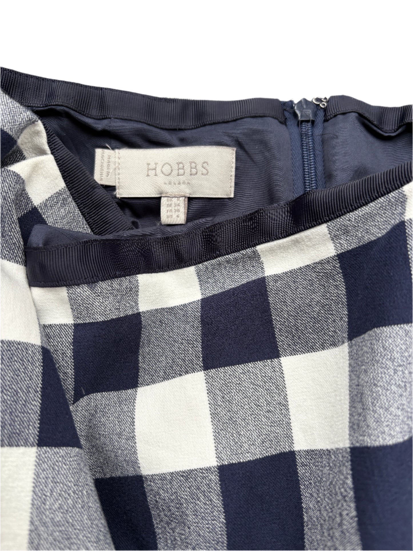Hobbs Check Pencil Skirt UK 8