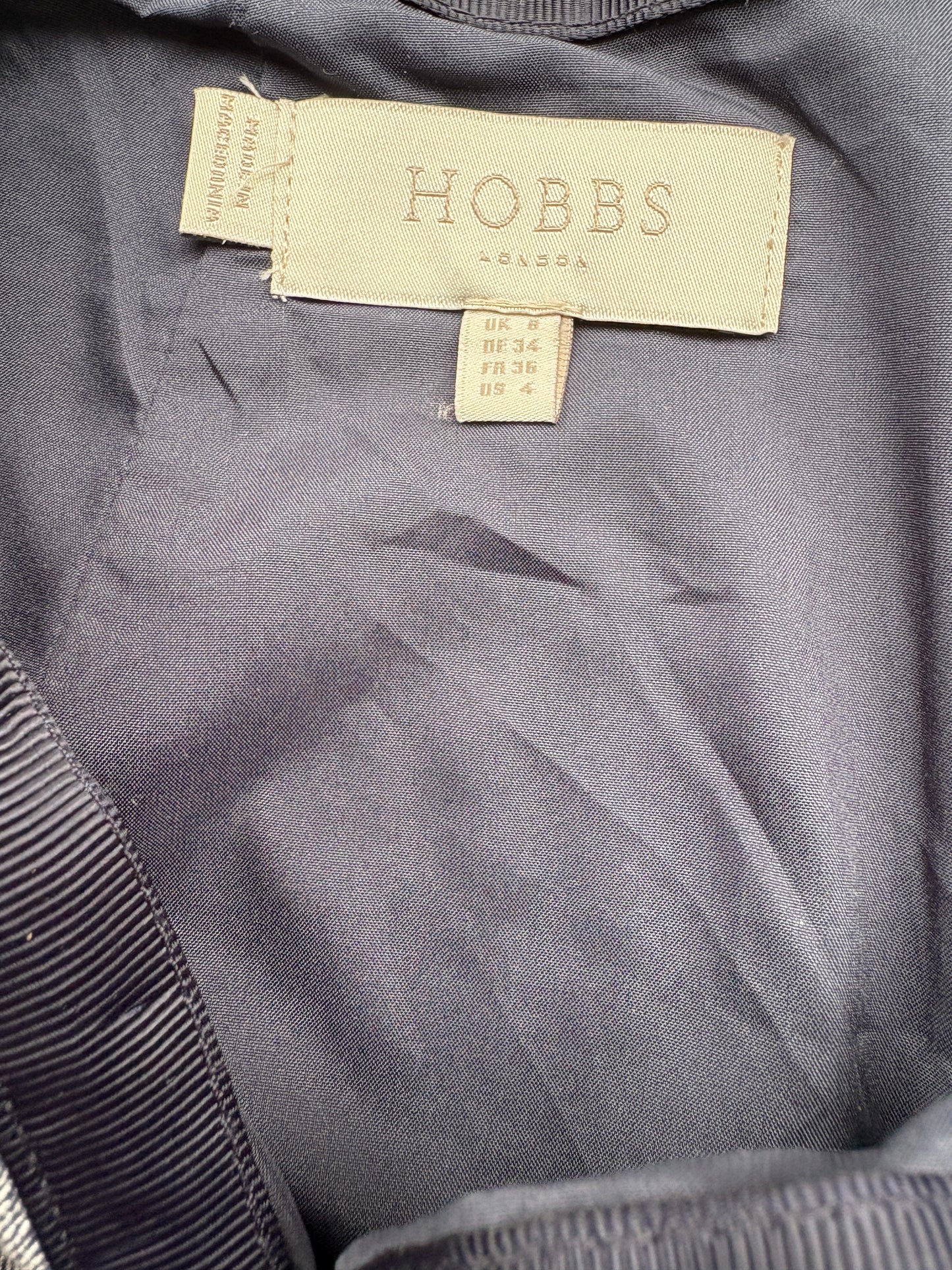 Hobbs Check Pencil Skirt UK 8