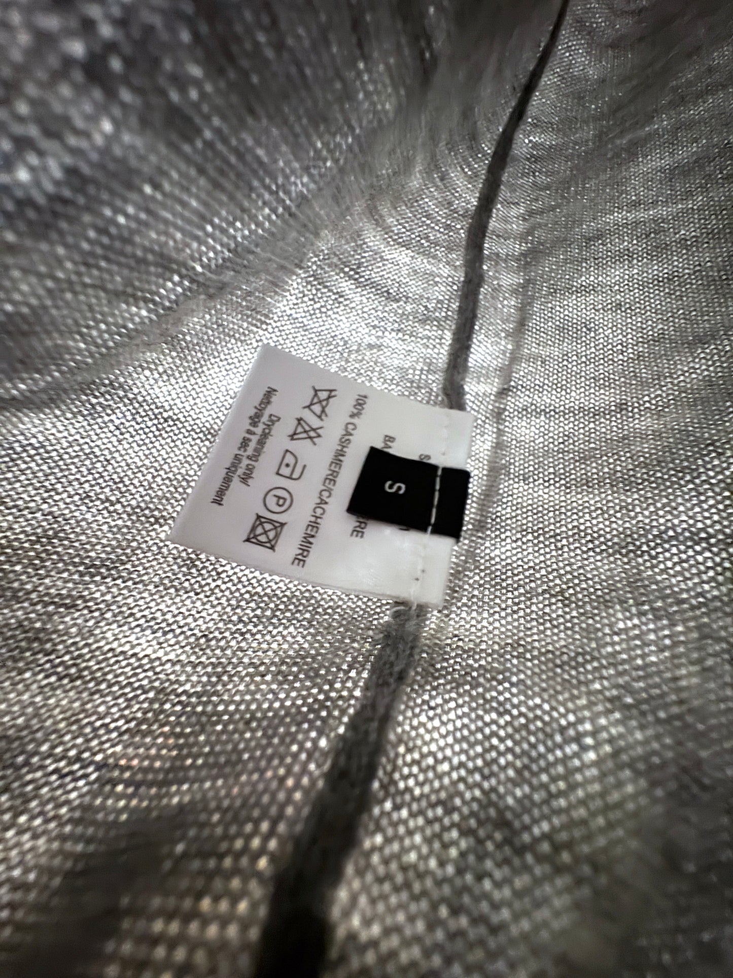 Joseph Grey Cashmere Top S