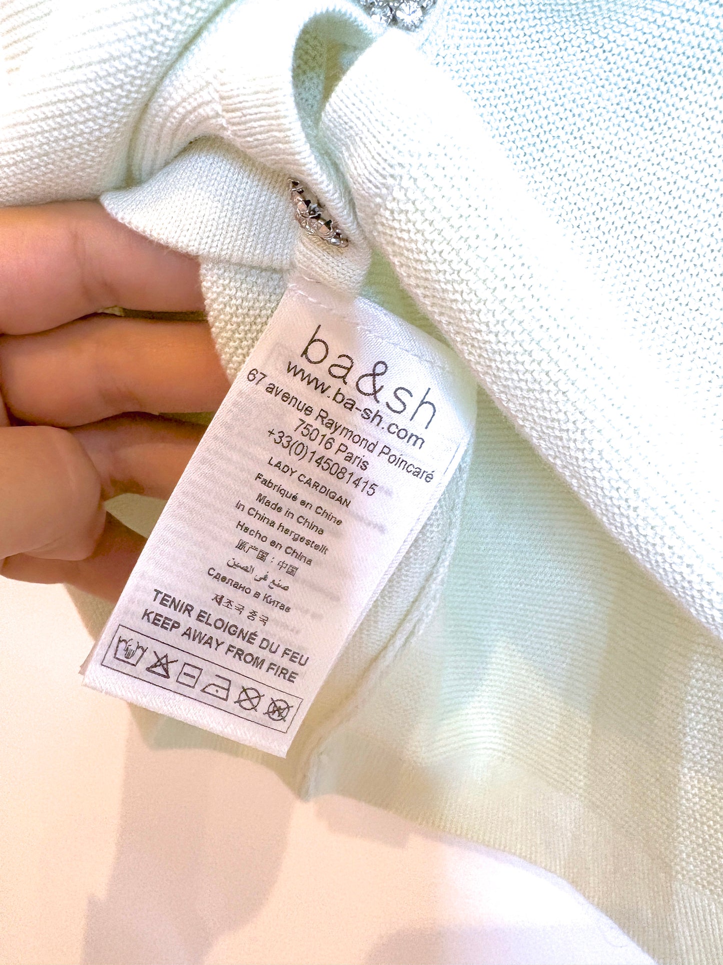 Ba&sh Light Green Blouse