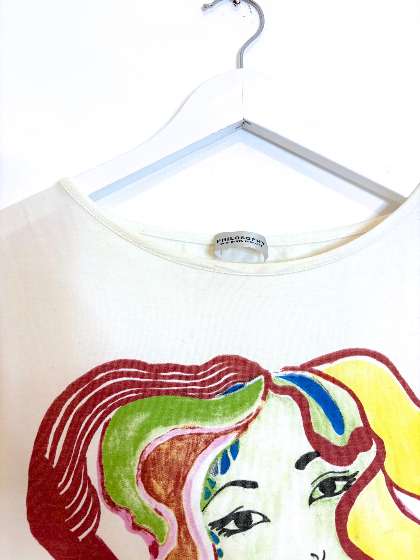 Philosophy Di Alberta Ferretti Print T-shirt UK 10
