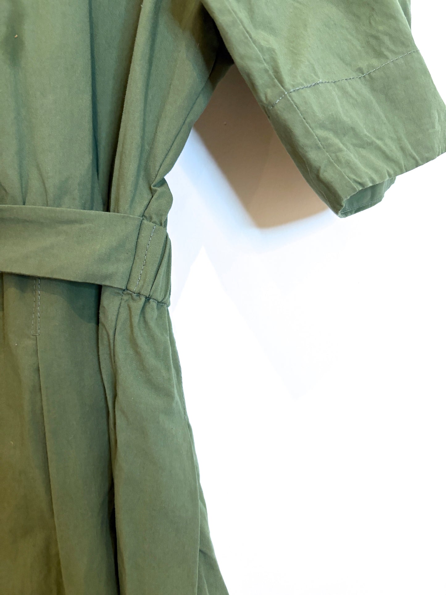Karolina Ozolinsiute Green Cotton Dress L