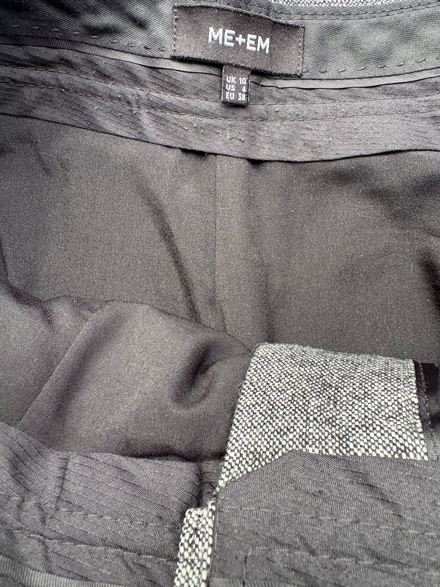 Me+em Grey Wool Trousers UK 10