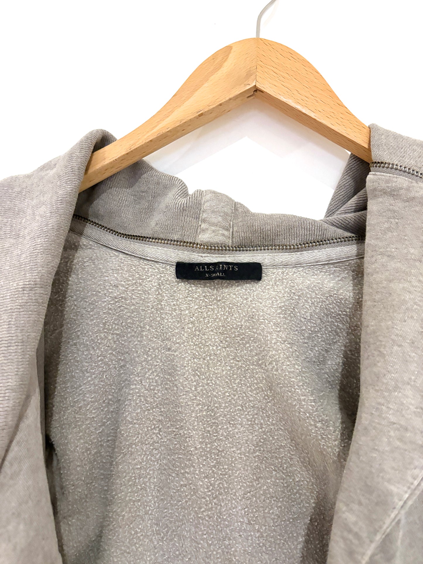 All Saints Jersey Zip Cardigan XS