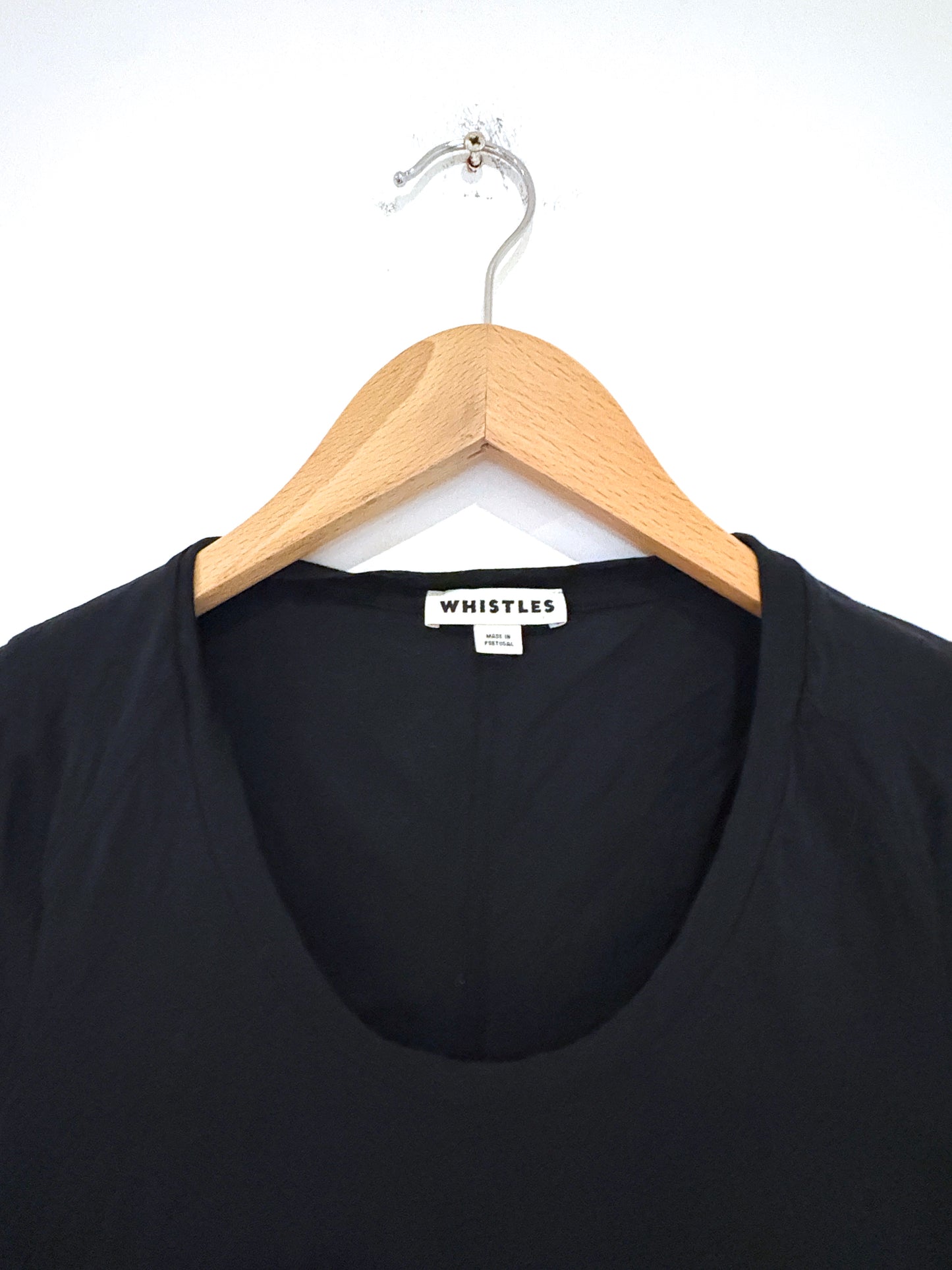 Whistles Black Tee S