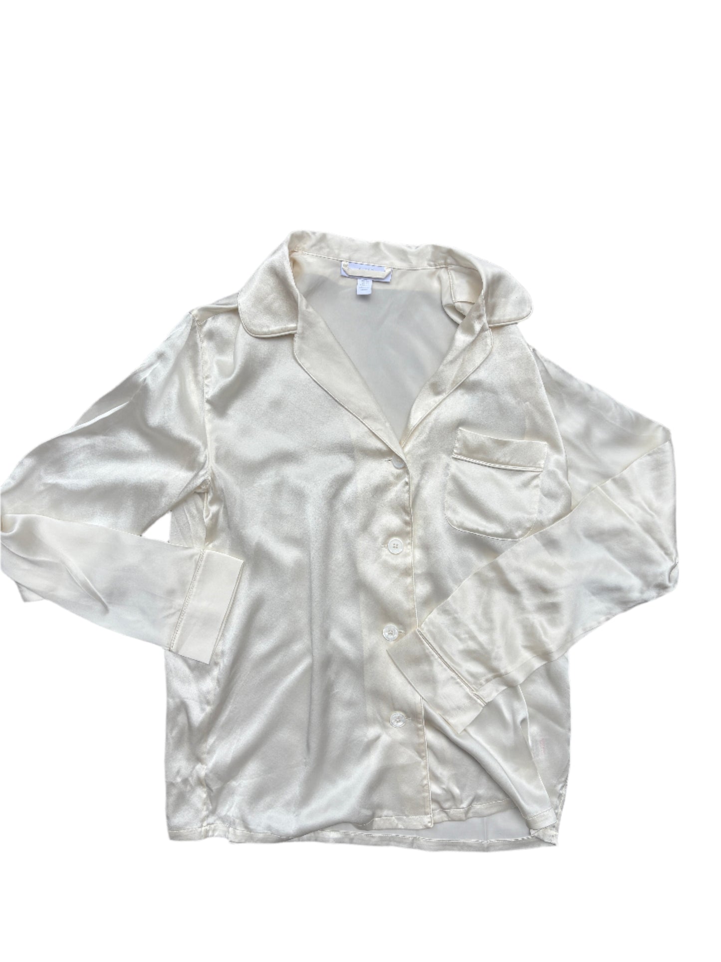 White Company White Label Silk Pyjama Set XS
