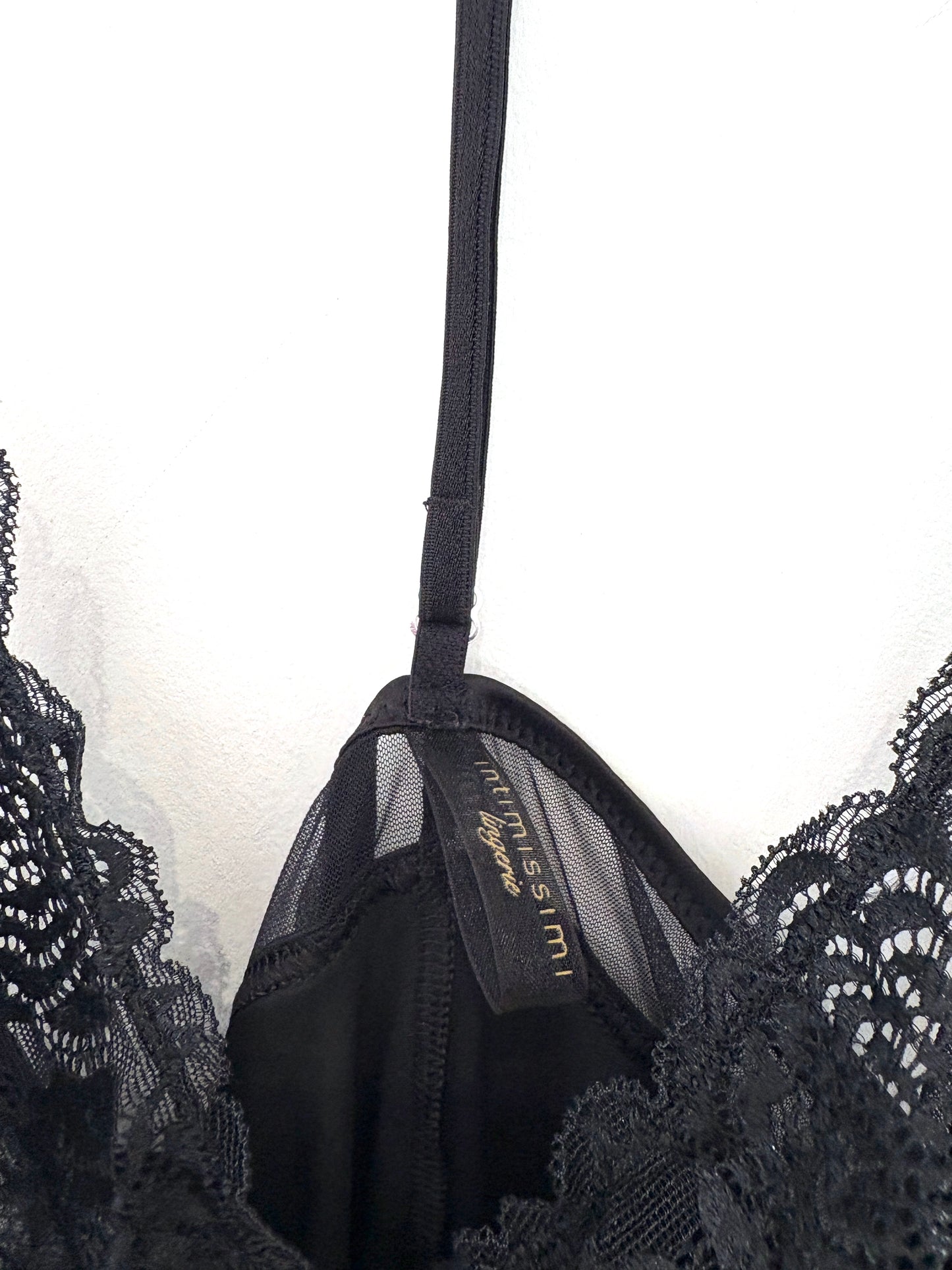 Intimissimi Silk Black Night Dress M