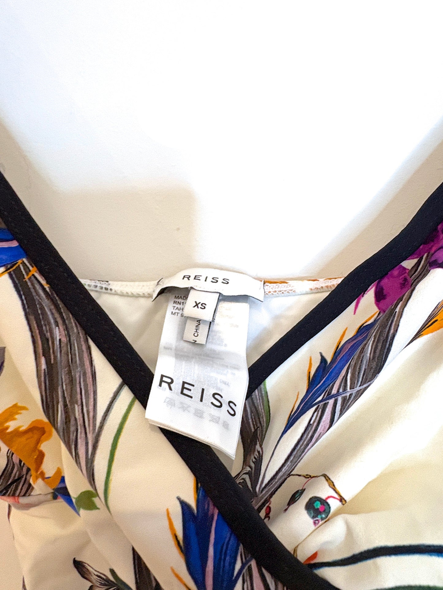 Reiss Tahlia Wrap Front Swimsuit XS