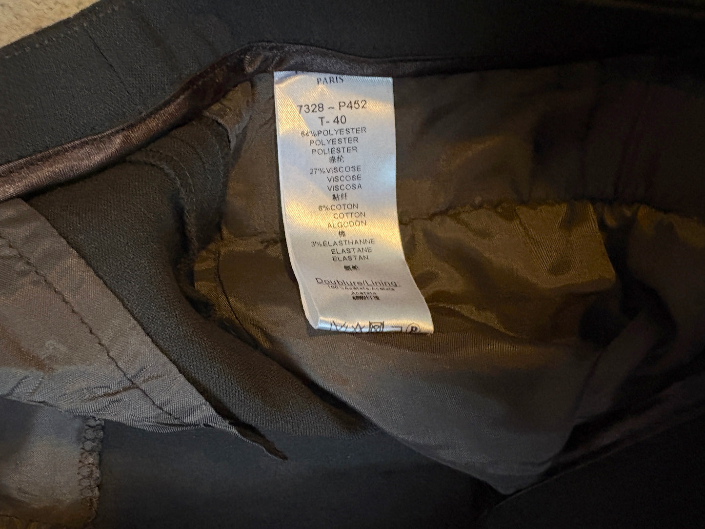 Tara Jarmon Brown Tailored Trousers UK 12